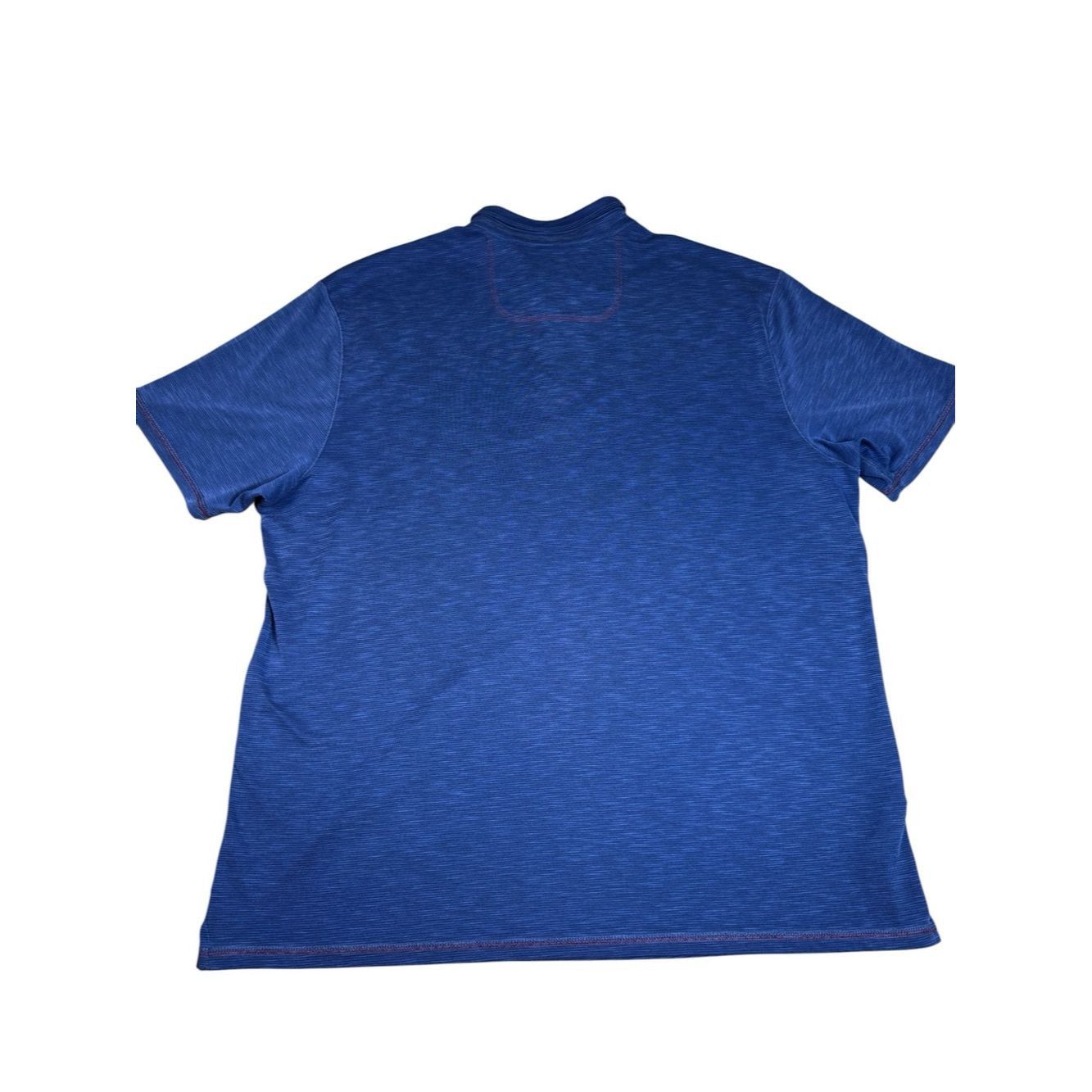 Tommy Bahama Tommy Bahama Blue Short Sleeve Polo Size XXL Size US XXL / EU 58 / 5 - 3 Thumbnail