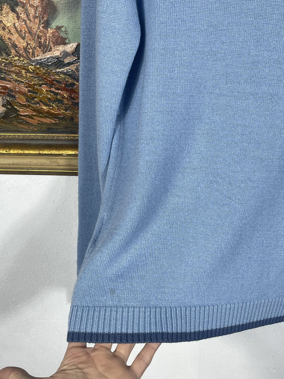 Vintage × Yves Saint Laurent YSL 00s Retro Jumper Pull Knitwear Luxury High End Designer Size S / US 4 / IT 40 - 9 Thumbnail