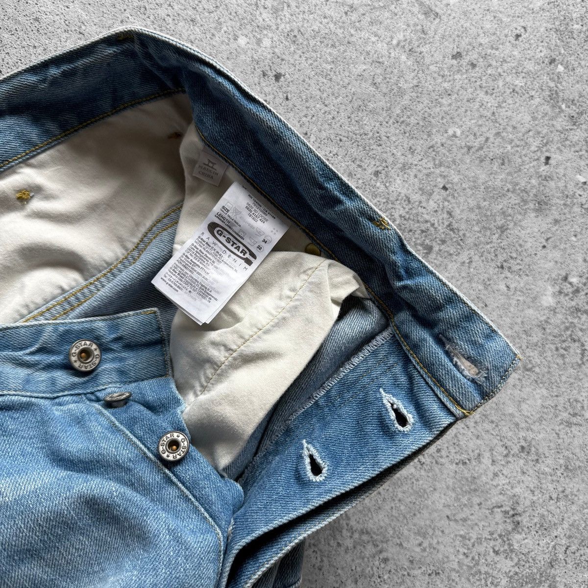 G-Star G-Star Raw Mens Blue 5620 3D Loose Fit Elwood Denim Jeans Size US 32 / EU 48 - 5 Thumbnail