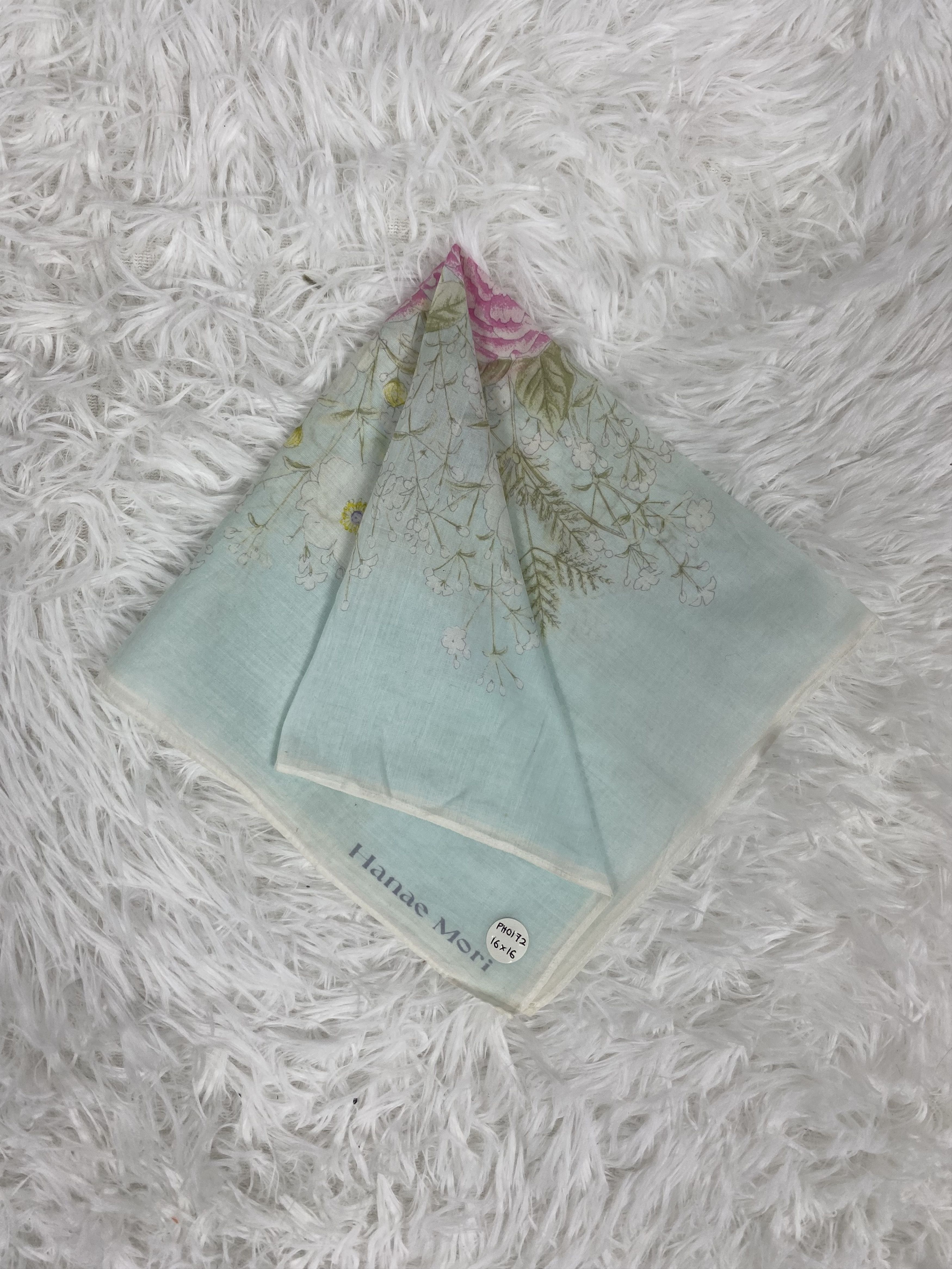 Hanae Mori × Vintage Vintage Hanae Mori Handkerchief Neckerchief PH0172 Size ONE SIZE - 1 Thumbnail
