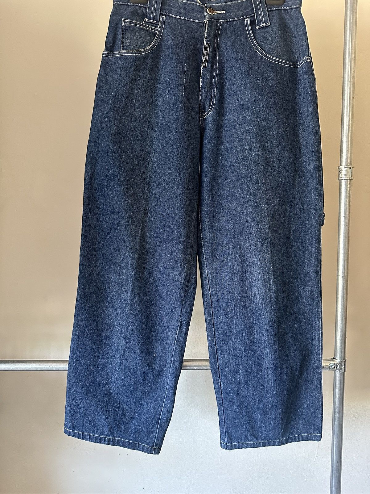 Marithe + Francois Girbaud 1990s Marithe Francois Girbaud Baggy Carpenter Jeas Size US 30 / EU 46 - 3 Thumbnail
