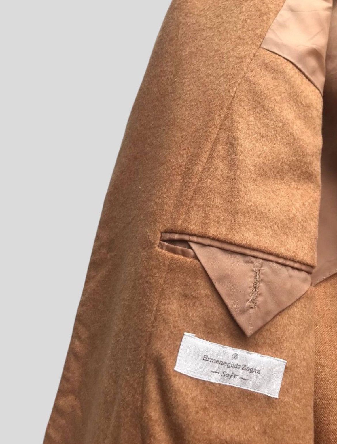 Ermenegildo Zegna Vintage Ermenegildo Zegna Soft Silk, Wool & Cashmere Jacket Size US S / EU 44-46 / 1 - 7 Thumbnail