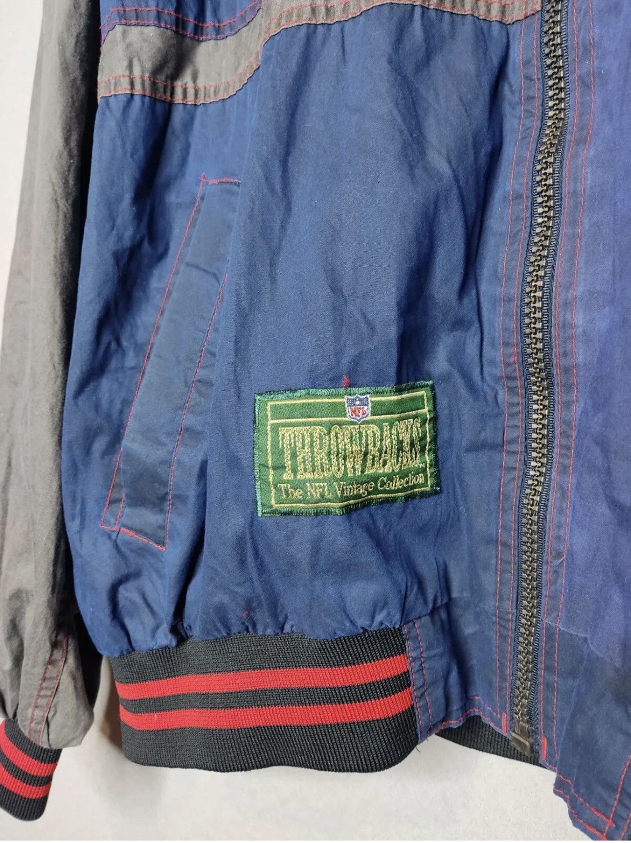 NFL NFL New York Giants Throwbacks Vintage Bomber Jacket Size US XL / EU 56 / 4 - 11 Thumbnail