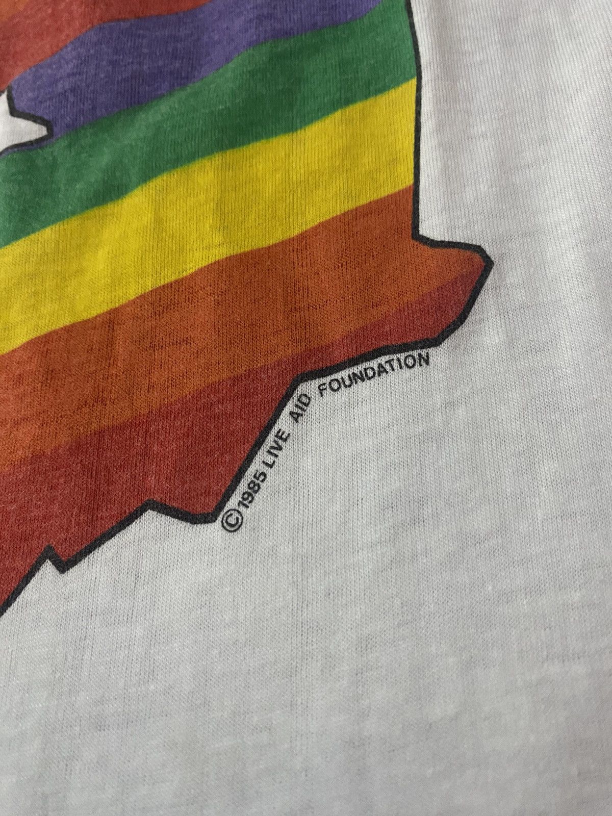 Band Tees × Vintage Vintage live aid foundation 1985 tour t-shirt Size US L / EU 52-54 / 3 - 12 Thumbnail