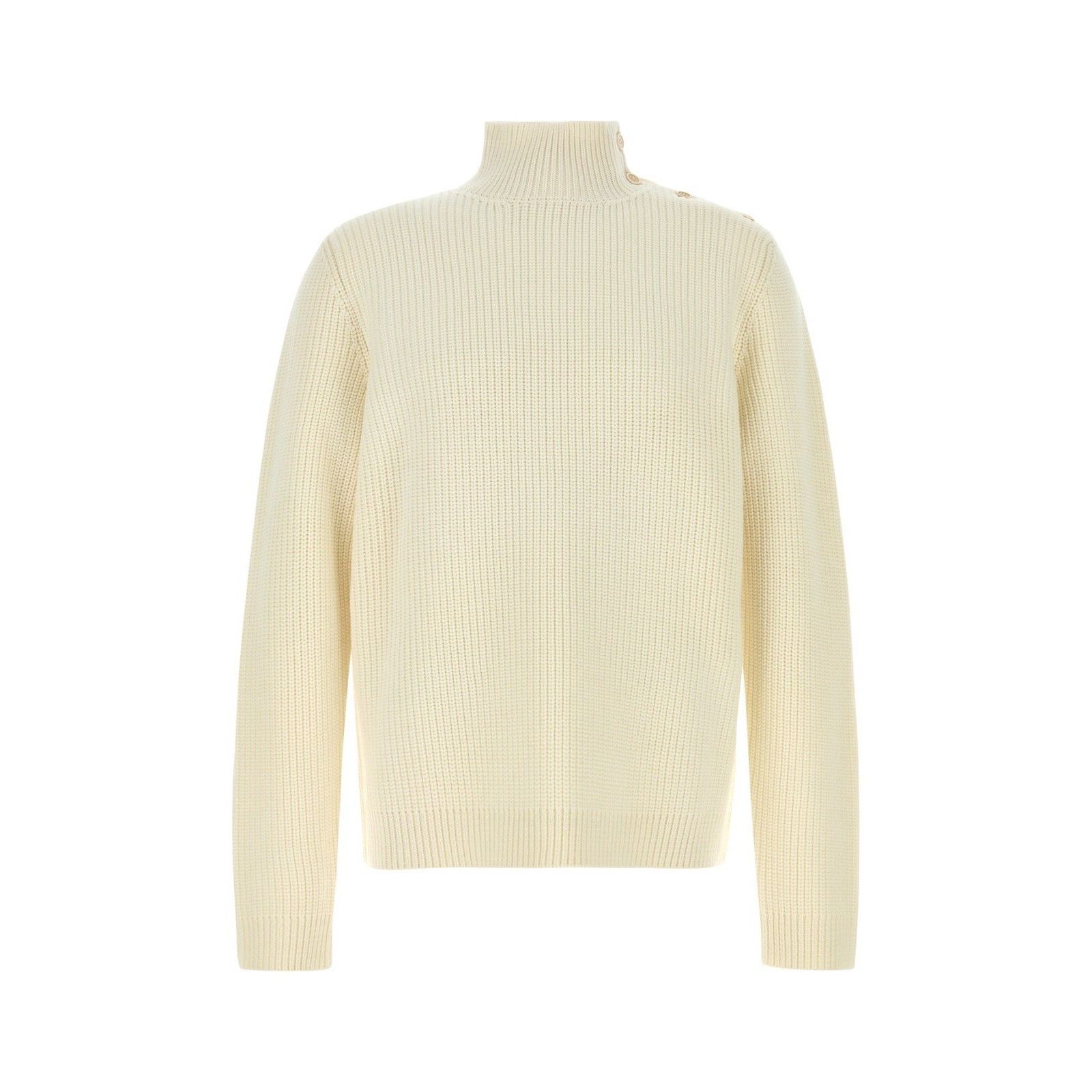 Prada PRADA Ivory Wool Sweater New & Authentic (Men's size:XL;) Size US XL / EU 56 / 4 - 1 Thumbnail