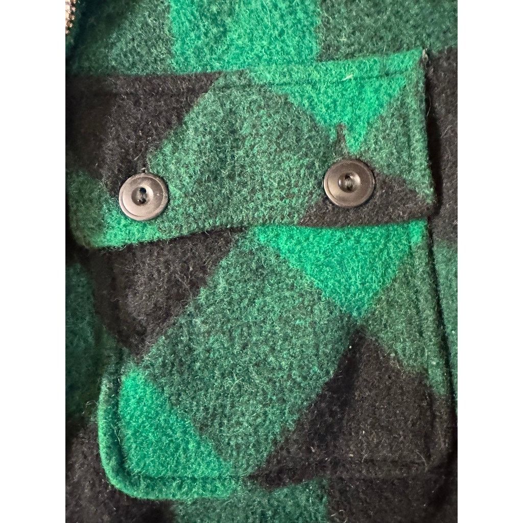 Sears Sears Robuck - 1950s - Wool Jacket - Green/Black - M Size US M / EU 48-50 / 2 - 4 Thumbnail