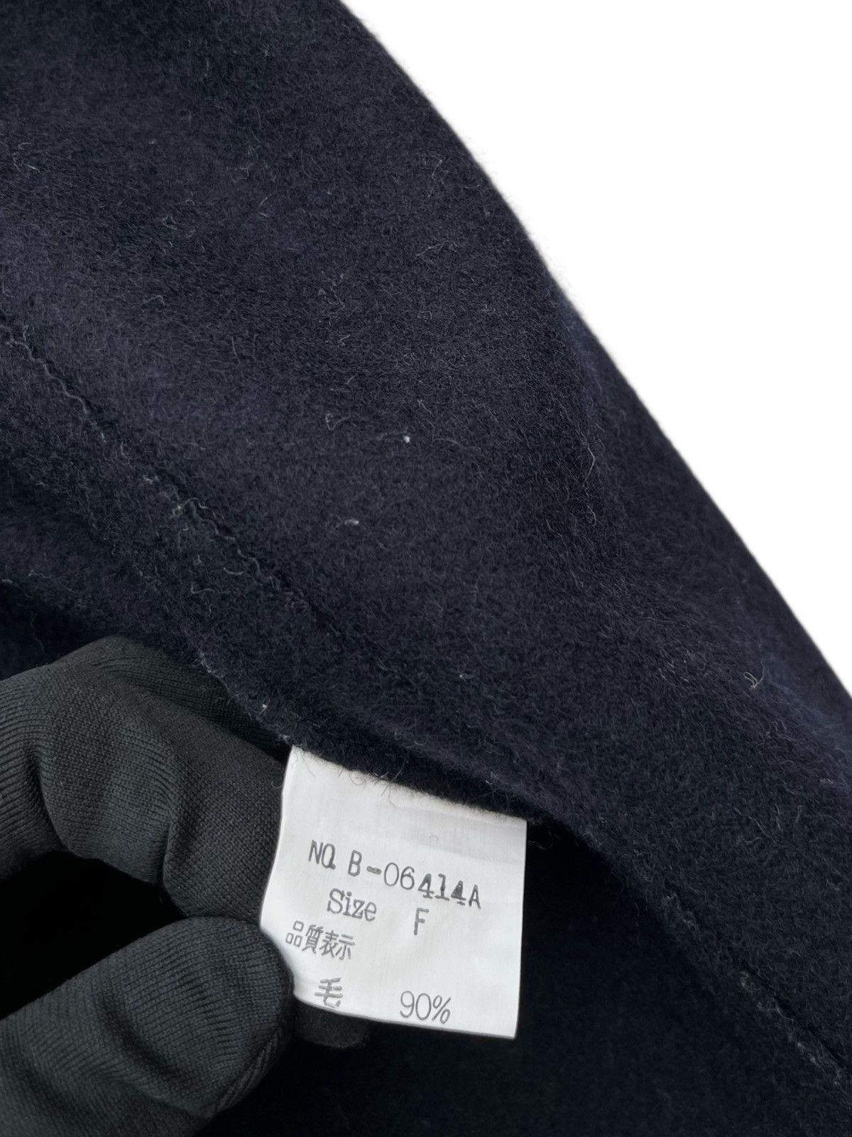 Japanese Brand Bulle de Savon Tunic Sailor Collar Jacket Navy Size ONE SIZE - 10 Thumbnail