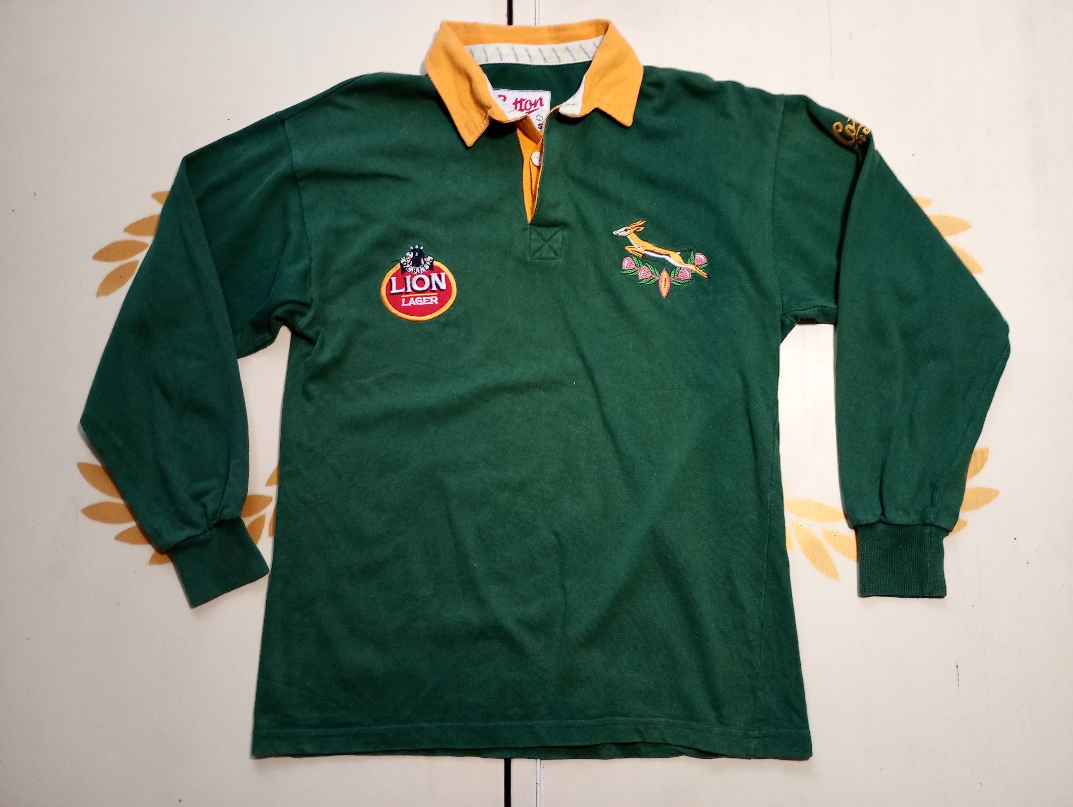 Cotton Traders × Vintage Cotton Traders SA Rugby Shirt 1992-1995 Size US M / EU 48-50 / 2 - 1 Thumbnail
