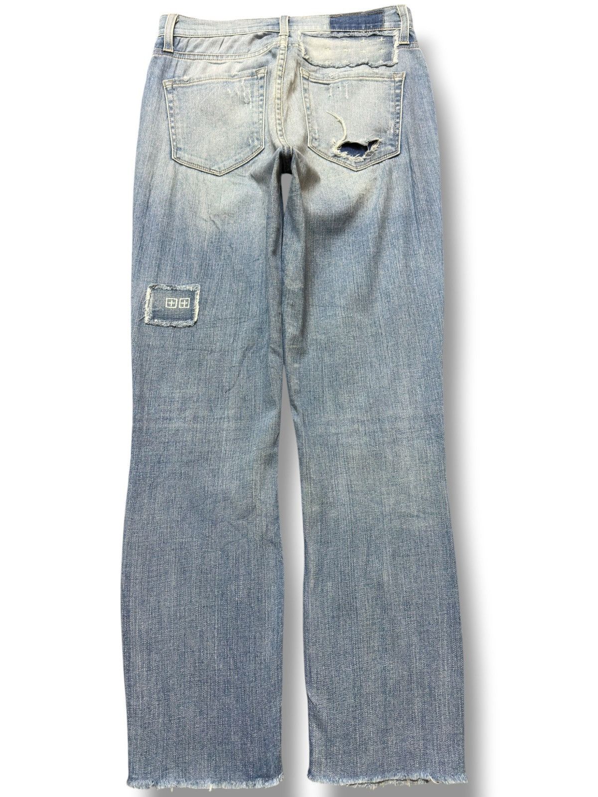 Ksubi Vintage Ksubi Patchwork Embroidded Logo Distressed Denim Size US 28 / EU 44 - 4 Thumbnail
