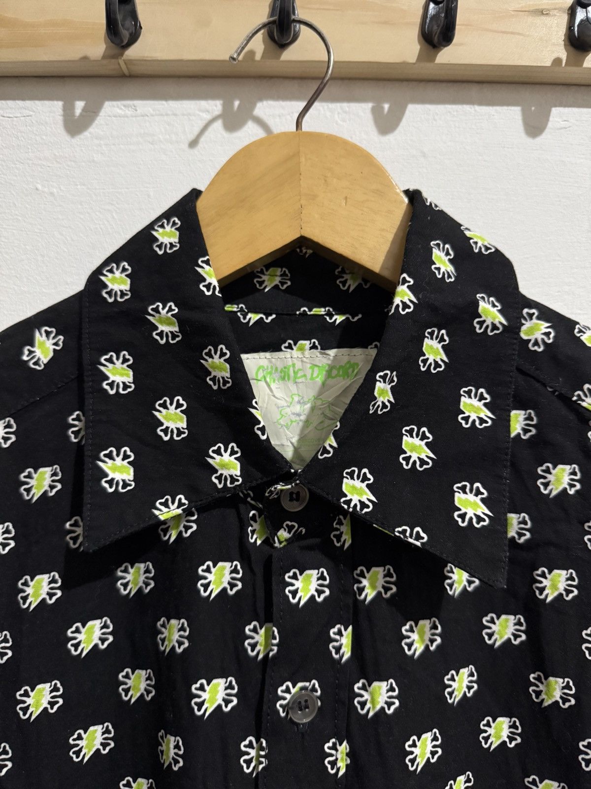 Undercover 01ss Undercover Chaotic Discord Thunder/Crossbone Shirt Size US M / EU 48-50 / 2 - 6 Thumbnail