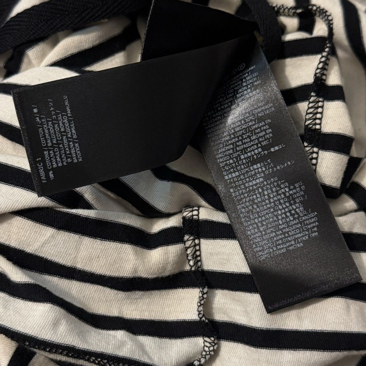 Ann Demeulemeester Ann Demeulemeester Aimar Striped Tee Size US M / EU 48-50 / 2 - 6 Thumbnail
