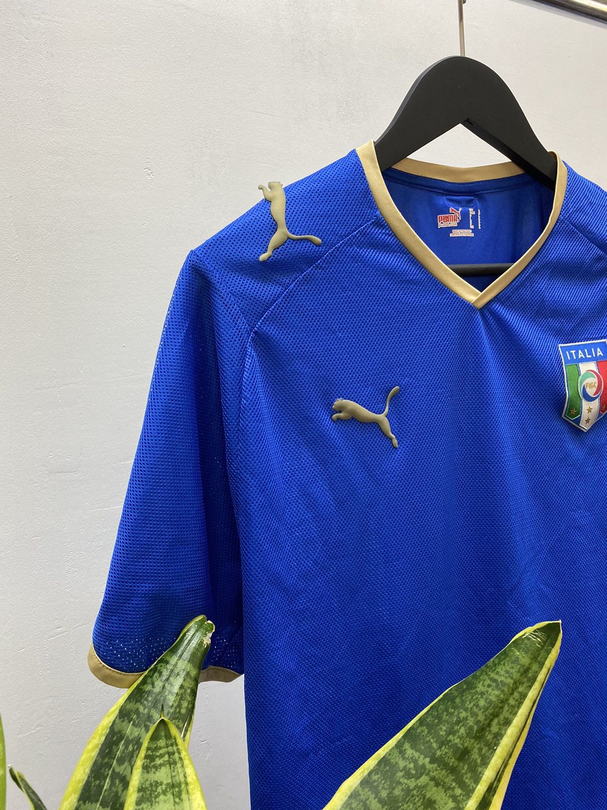 Puma ITALY 2008/2009 HOME FOOTBALL SHIRT SOCCER JERSEY PUMA Size US L / EU 52-54 / 3 - 6 Thumbnail