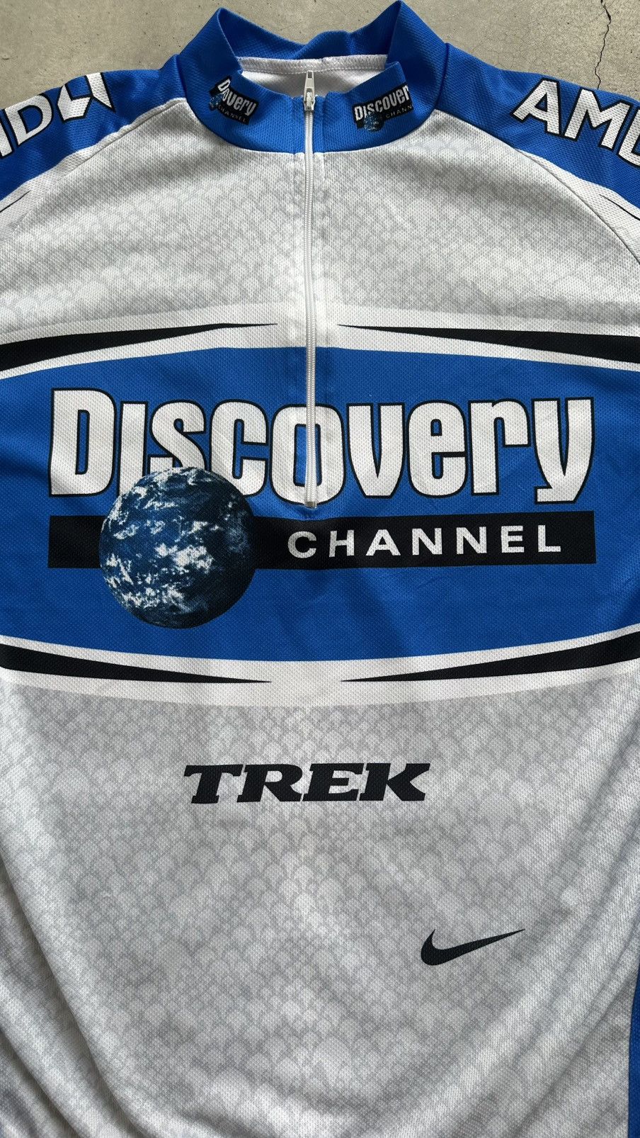 Nike × Vintage VINTAGE NIKE X DISCOVERY CHANNEL CYCLING JERSEY Size US M / EU 48-50 / 2 - 2 Thumbnail