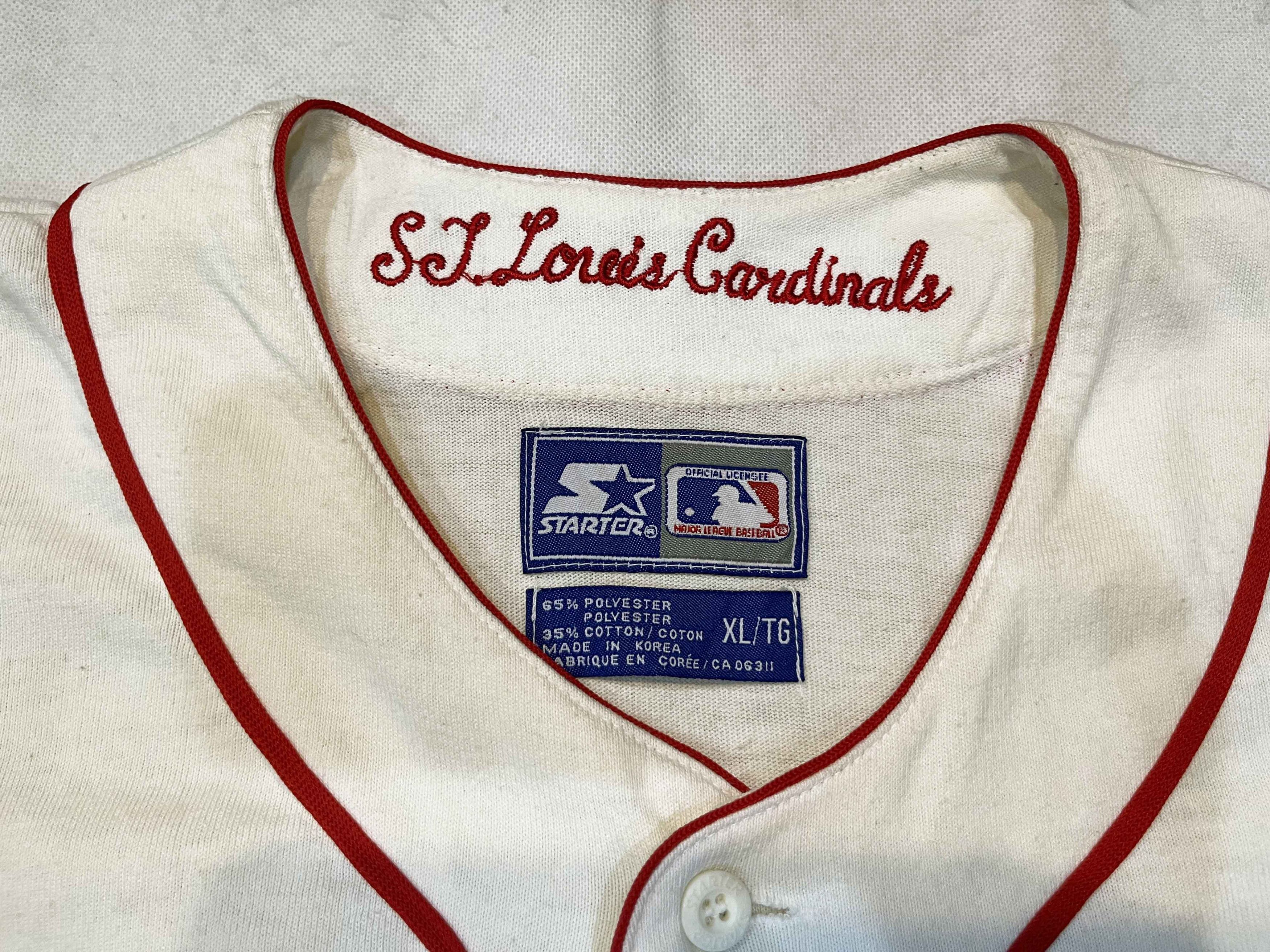 Starter × Vintage Vintage Starter MLB St. Louis Cardinals Baseball Jersey Size US XL / EU 56 / 4 - 3 Thumbnail