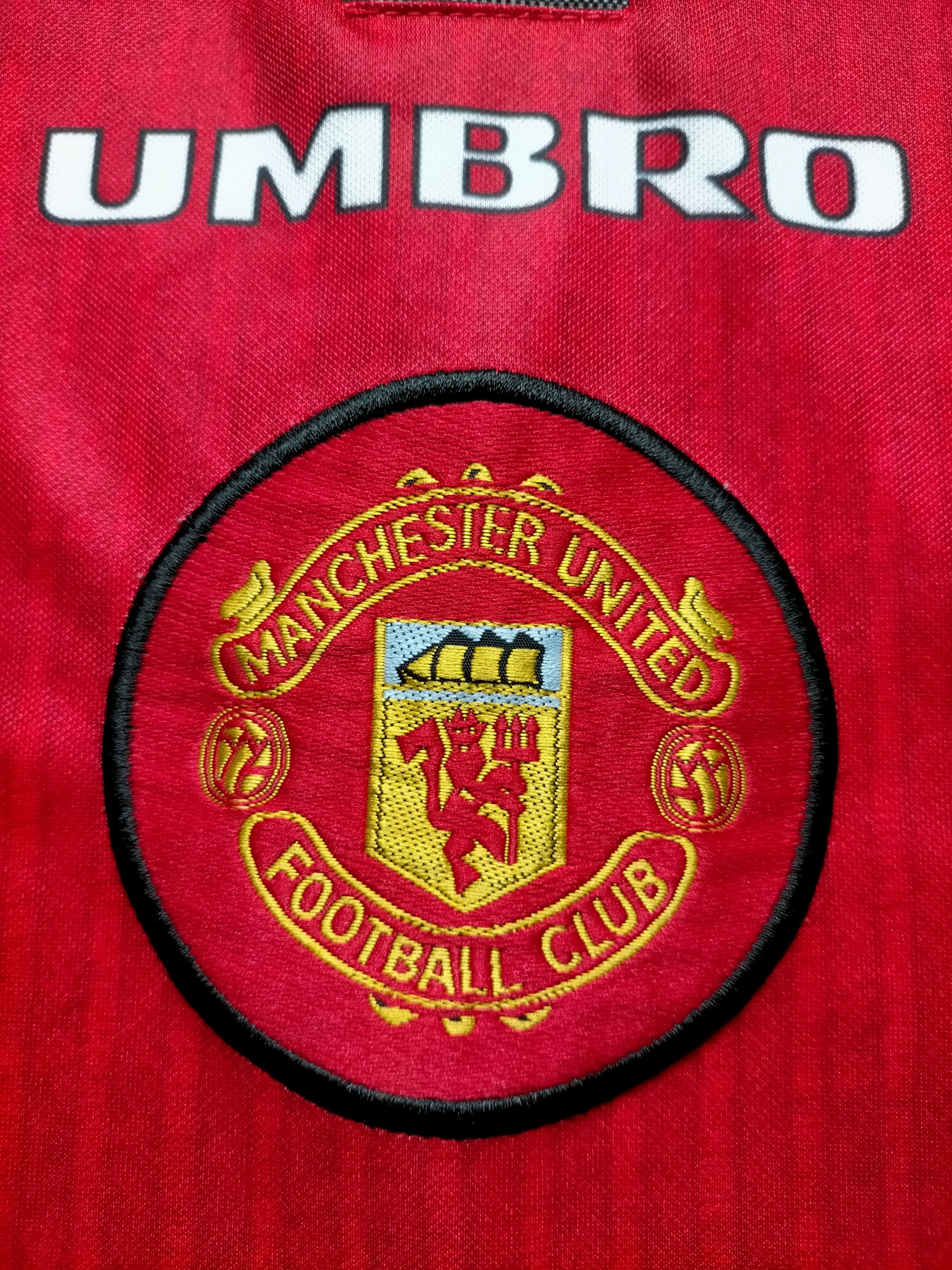 Umbro Vintage 1996-98 Manchester united Long sleeve Jersey Size US L / EU 52-54 / 3 - 18 Thumbnail