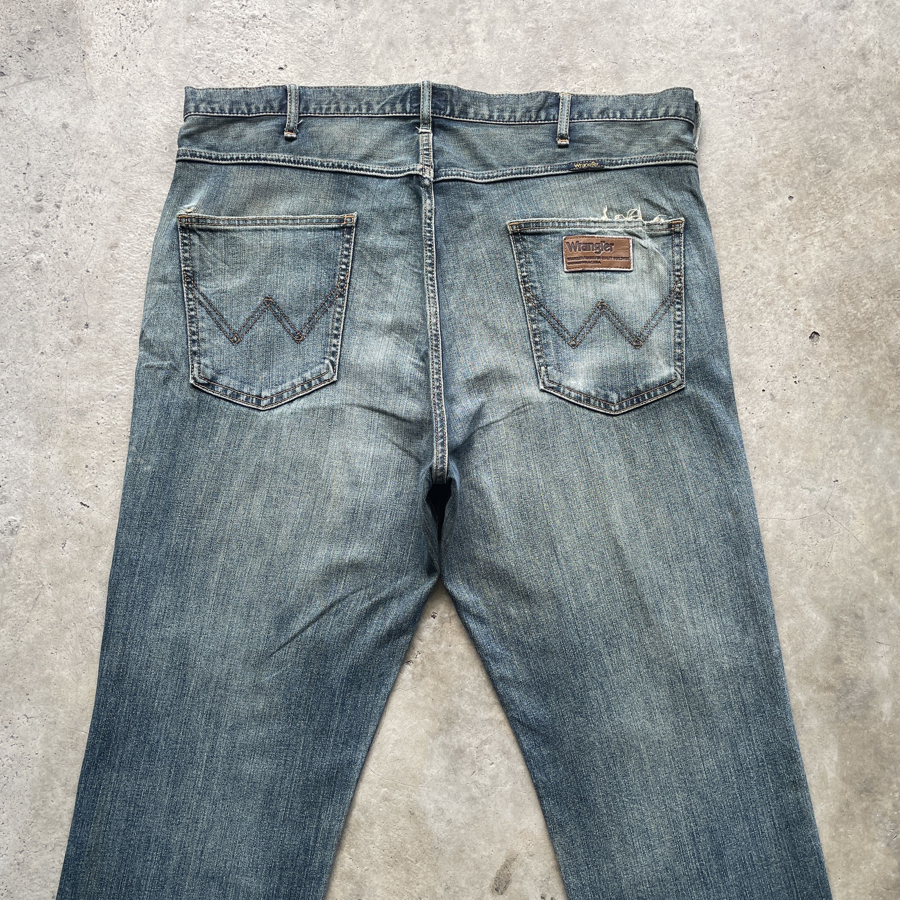 Wrangler VINTAGE WRANGLER MUDWASH JEANS FADED PANTS DENIM W40 Size US 40 / EU 56 - 8 Thumbnail