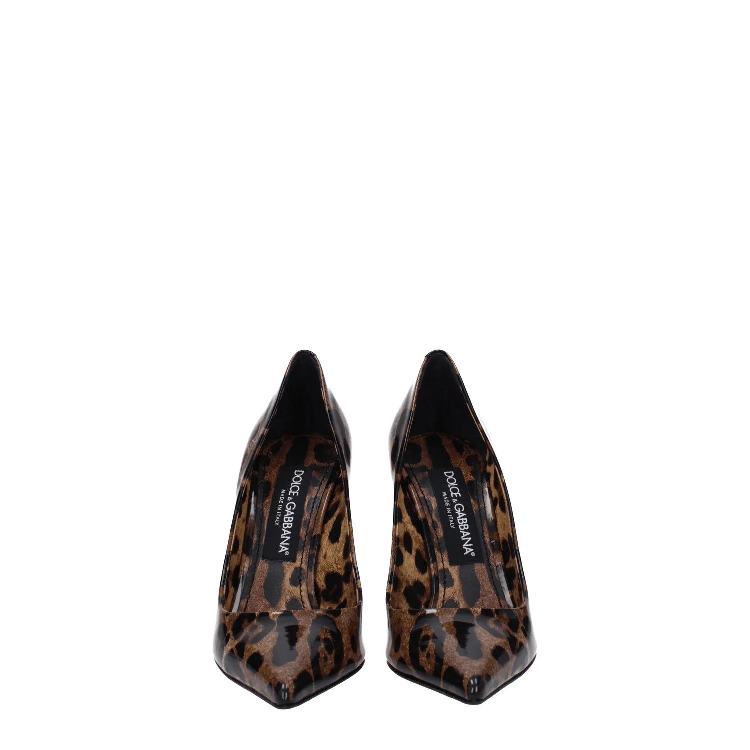 Dolce & Gabbana ob1o1e1124 Leather Pumps in Brown/Leopard Size US 8 / IT 38 - 3 Thumbnail