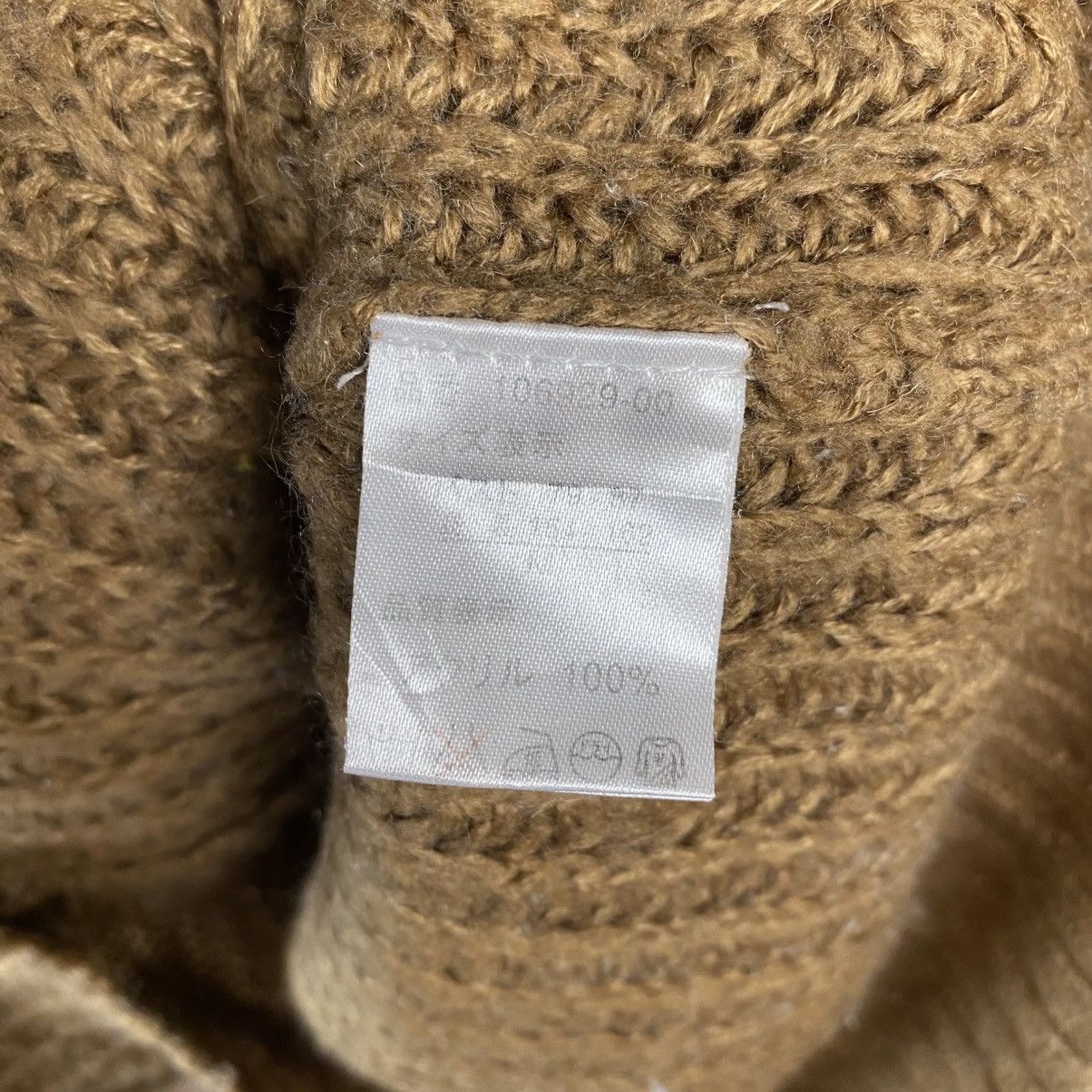 Vintage DL Scalzi Vintage Brown Cardigan Knitwear #C1174 Size XL / US 12-14 / IT 48-50 - 11 Thumbnail