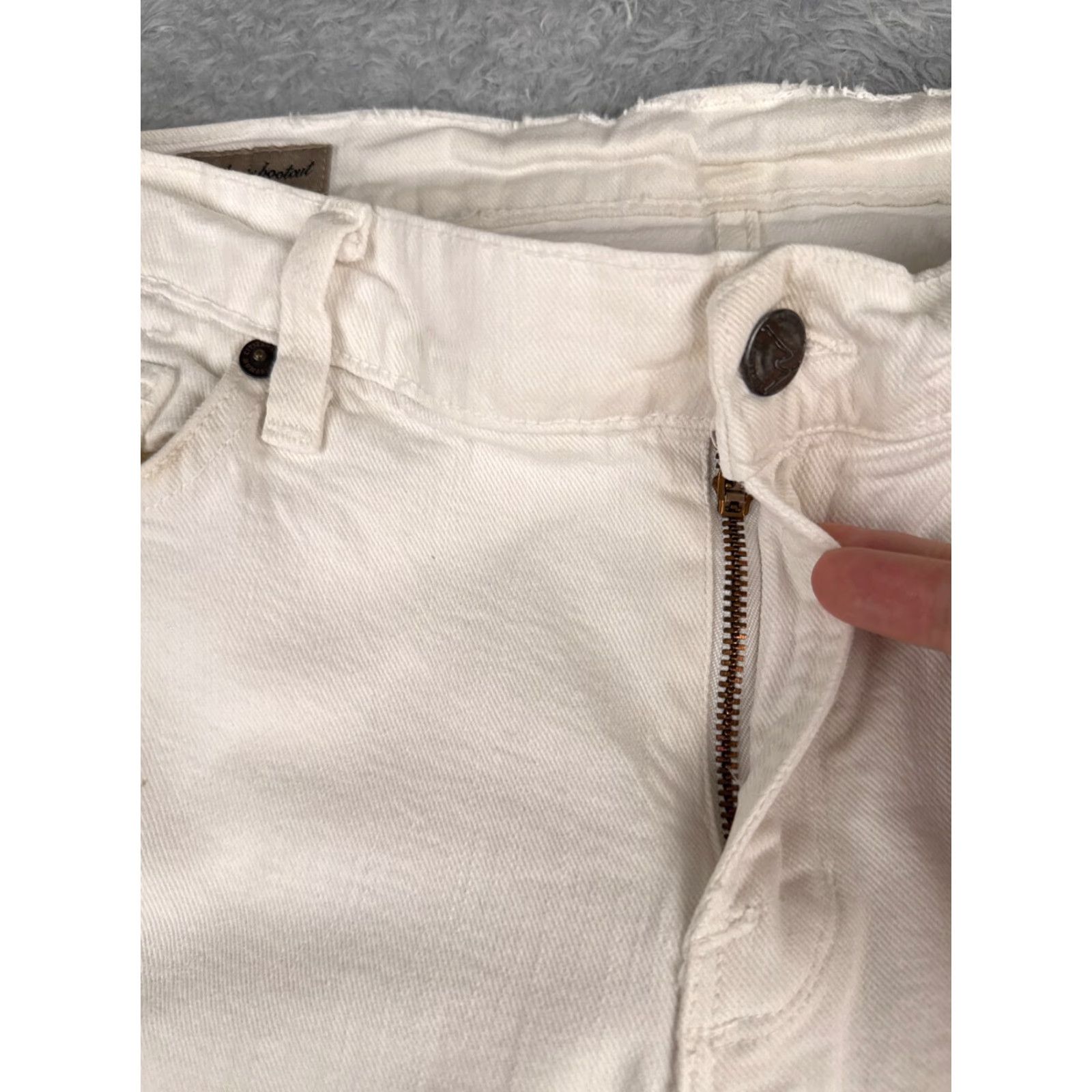 Citizens Of Humanity VINTAGE Citizens of Humanity COH Jeans Womens 29 White Bootcut Slimming Stretch 5-Pocket Denim Cotton Blend Regular 31 Inseam 263 Amber High Rise READ Size 29" - 5 Thumbnail