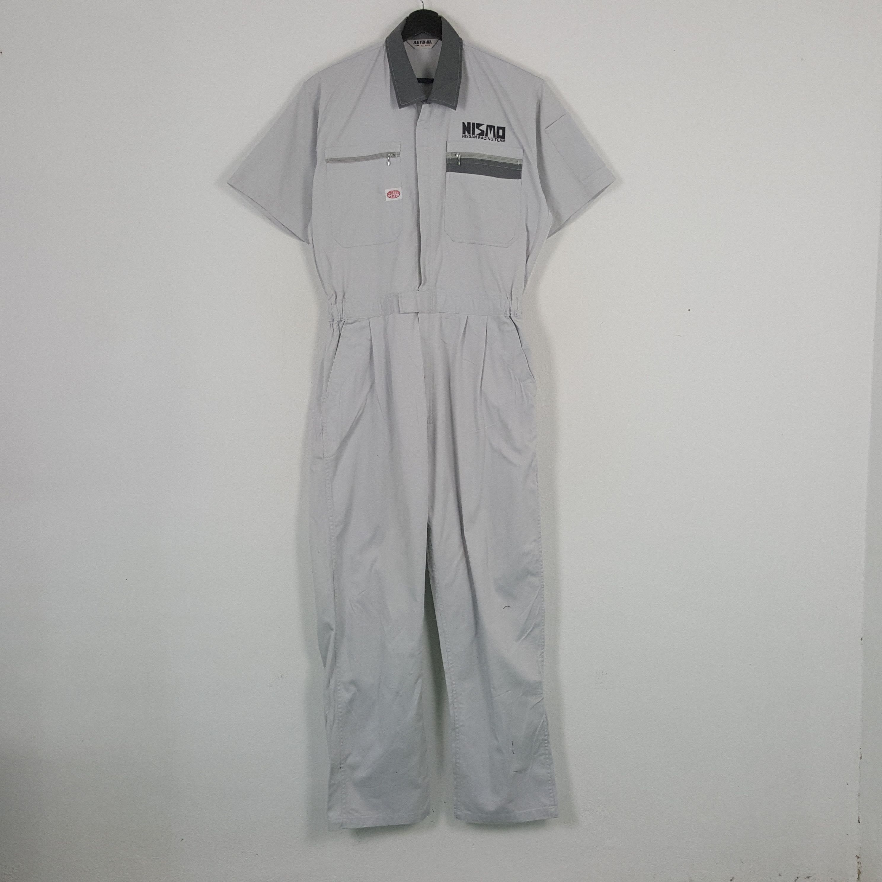 Vintage NISMO Nissan RACING Team Custom Coverall Jacket C284N20 Size US L / EU 52-54 / 3 - 3 Thumbnail