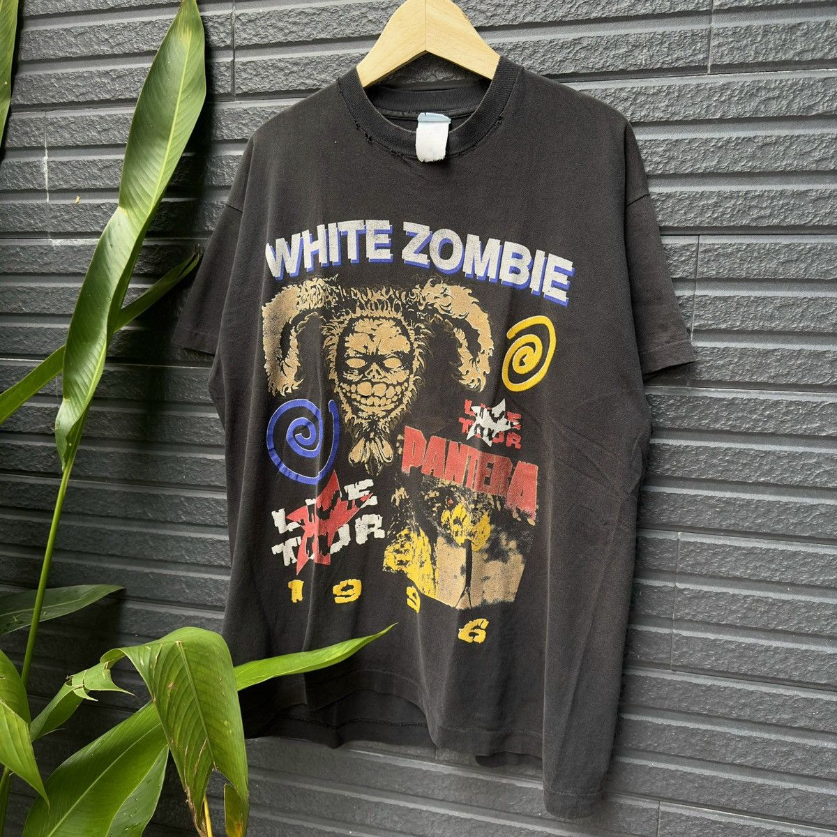 Band Tees × Vintage VTG WHITE ZOMBIE - PANTERA 1996 Size US XL / EU 56 / 4 - 1 Thumbnail