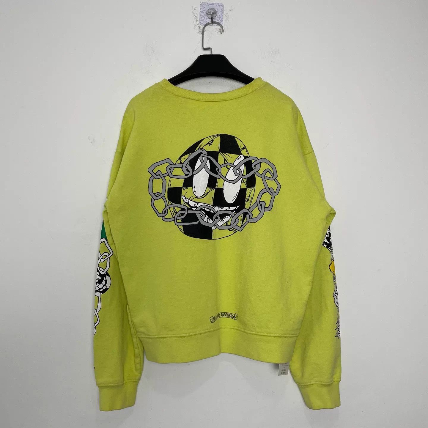 Chrome Hearts Chrome Hearts Mattyboy Fluo Green Graff Hoodie M 99N Size US M / EU 48-50 / 2 - 2 Thumbnail