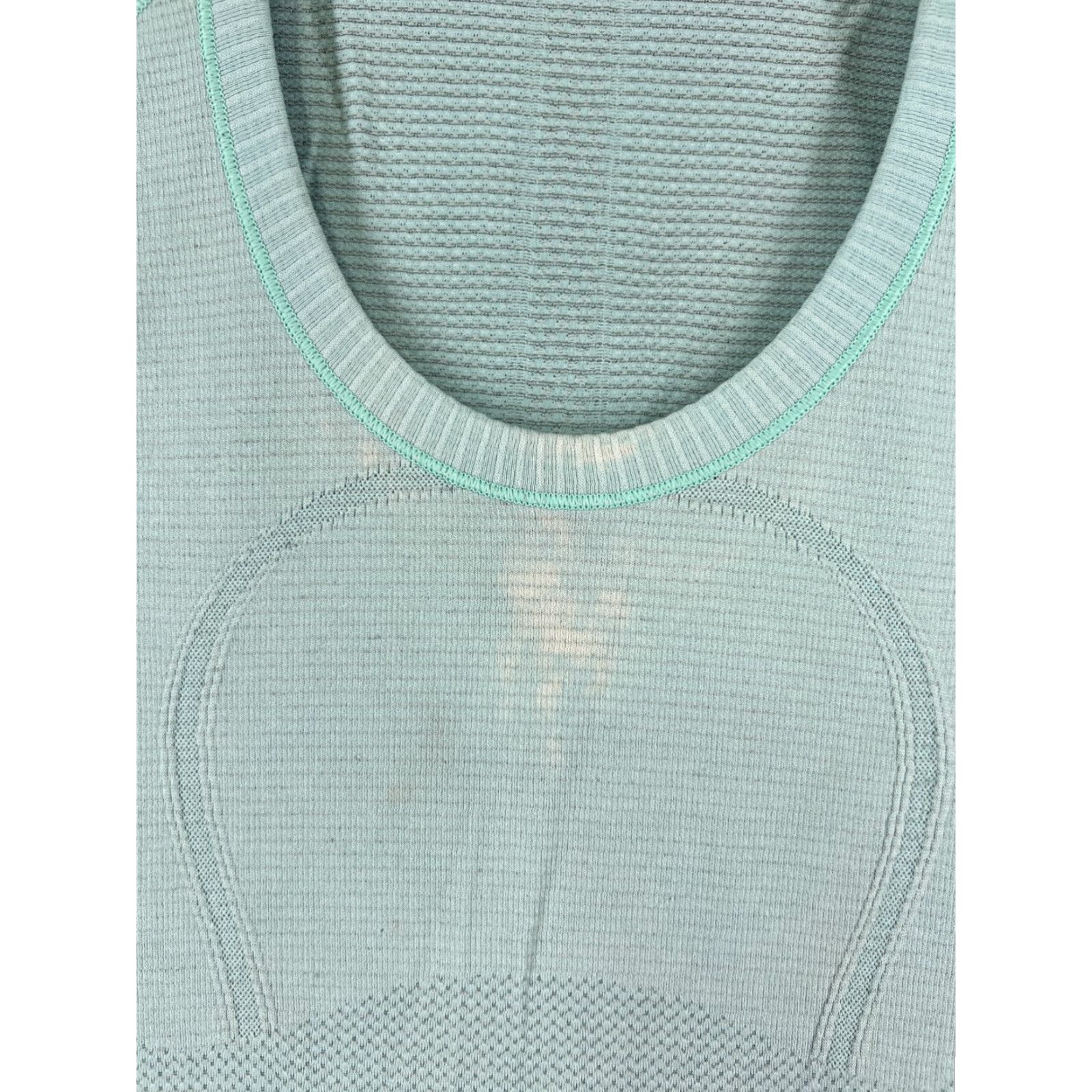 Lululemon Lululemon Shirt Women 4 Blue Swiftly Tech Running Gym Scoop Neck T-Shirt READ Size S / US 4 / IT 40 - 6 Thumbnail