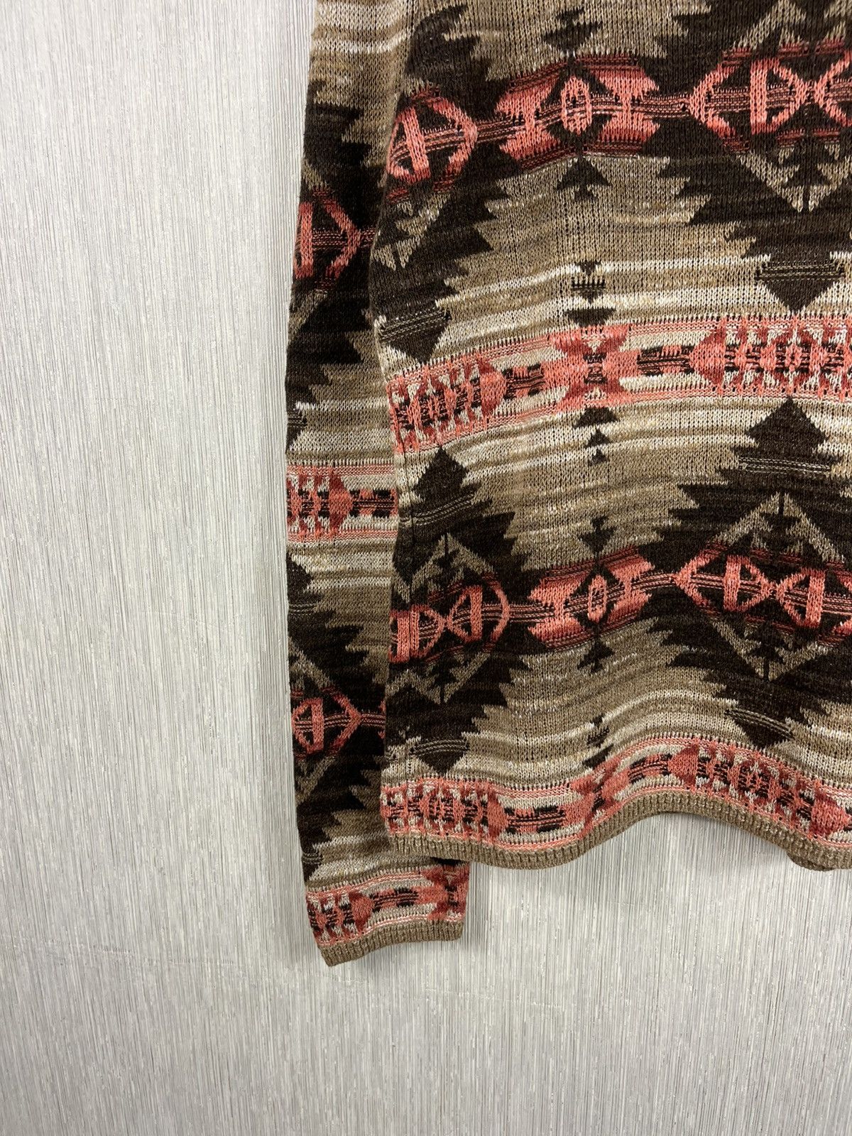 Denim & Supply Ralph Lauren × Ralph Lauren Vintage Ralph Lauren Aztec Navajo native patterned sweater Size US M / EU 48-50 / 2 - 7 Thumbnail