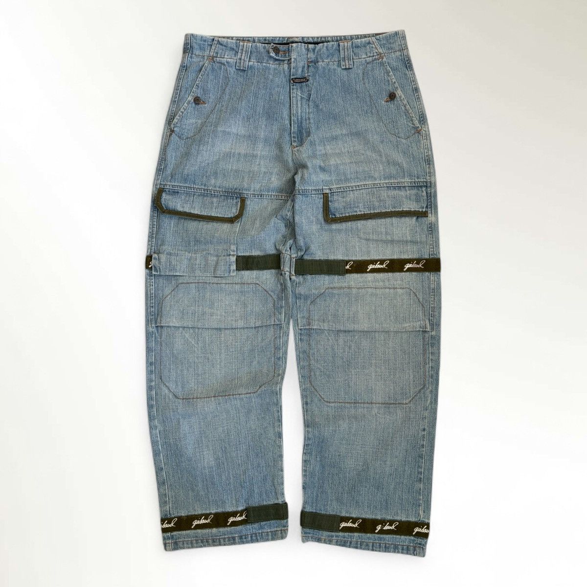 Marithe + Francois Girbaud Marithe + Francois Girbaud Multi Pocket Strap shuttle Pants Size US 38 / EU 54 - 4 Thumbnail