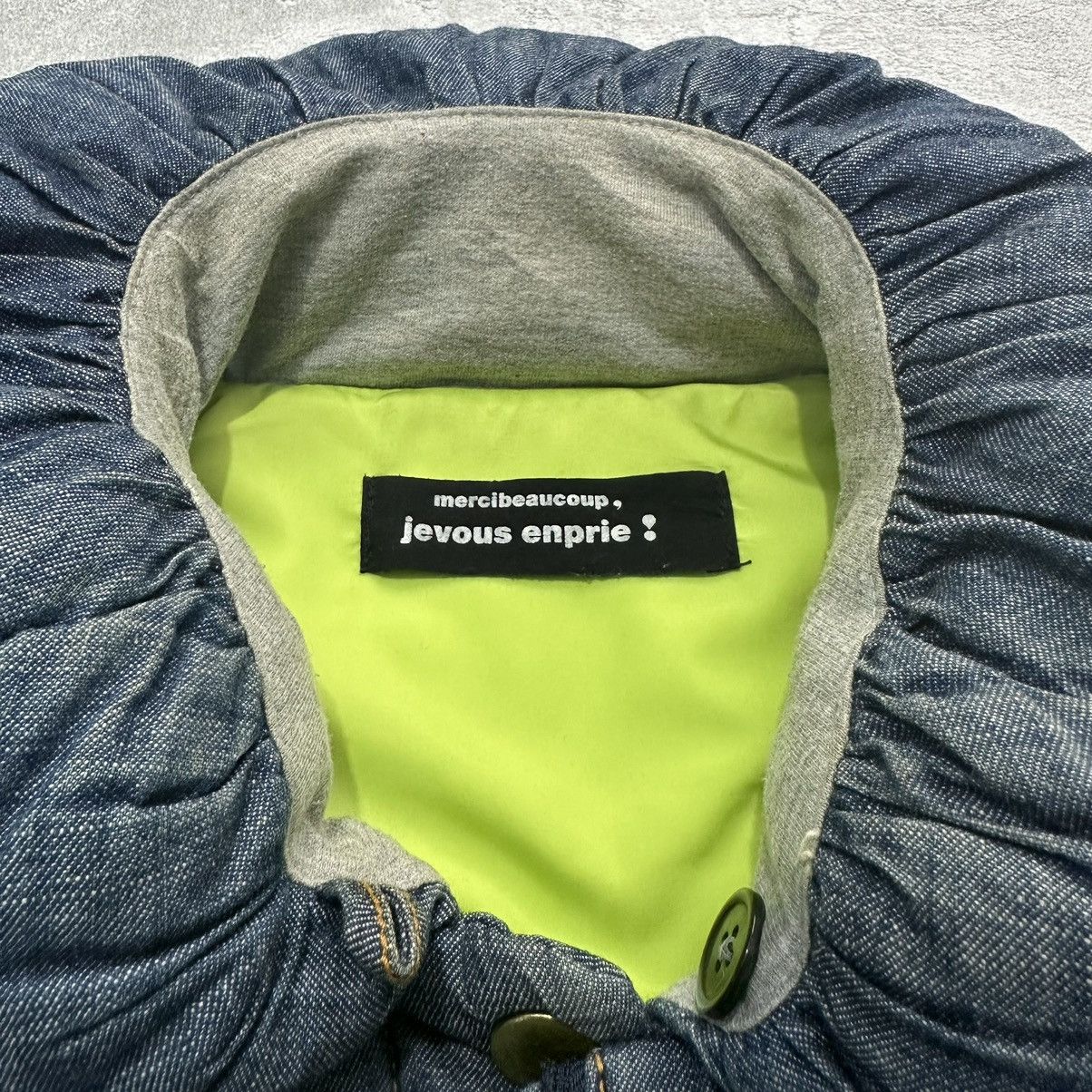 mercibeaucoup Mercibeaucoup By Issey Miyake Puffer Neck Pillow Vest Denim Size US M / EU 48-50 / 2 - 4 Thumbnail