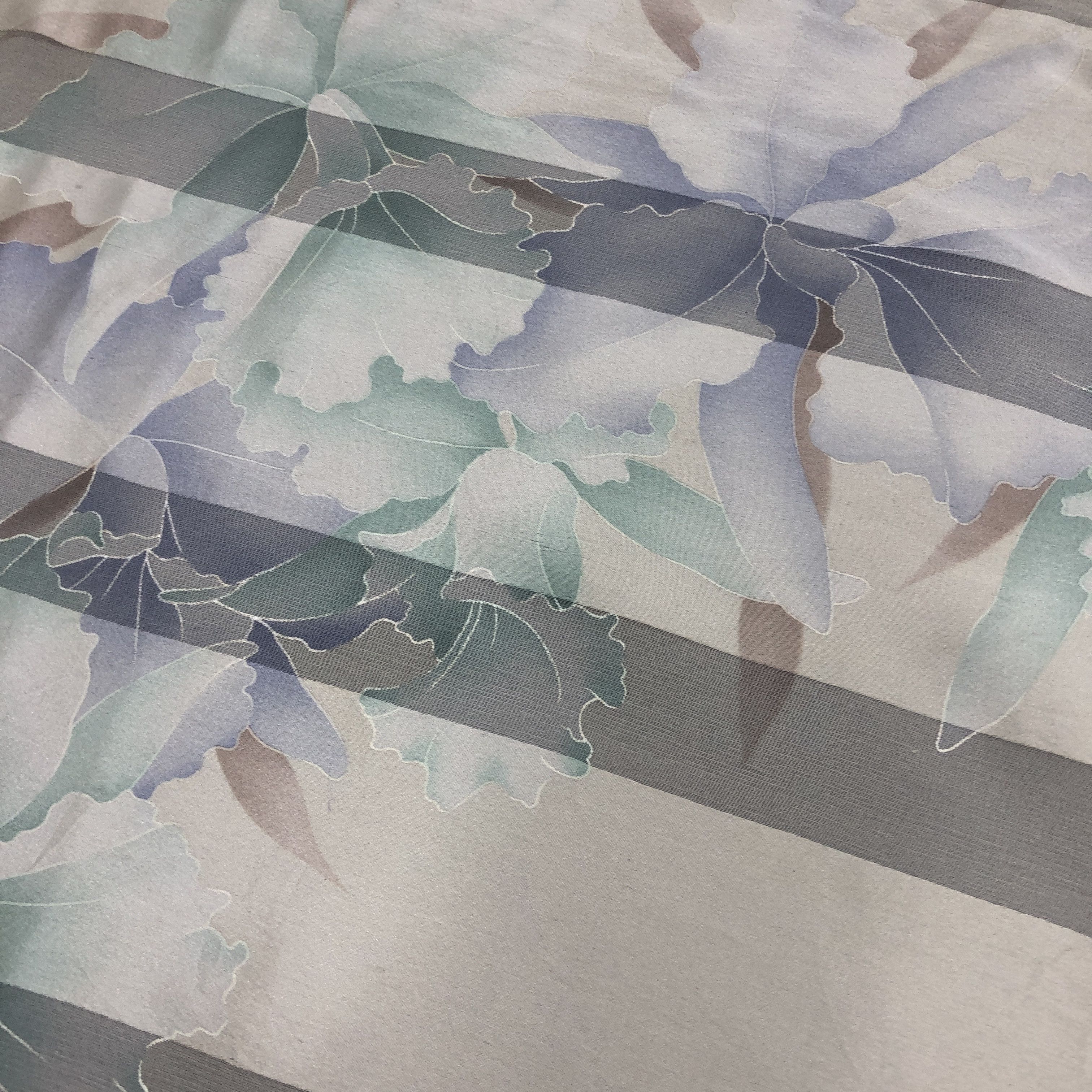 Mila Schon × Vintage Vintage Mila Schon SILK Scarf Twill Stole Wraps Scarves Size ONE SIZE - 10 Thumbnail