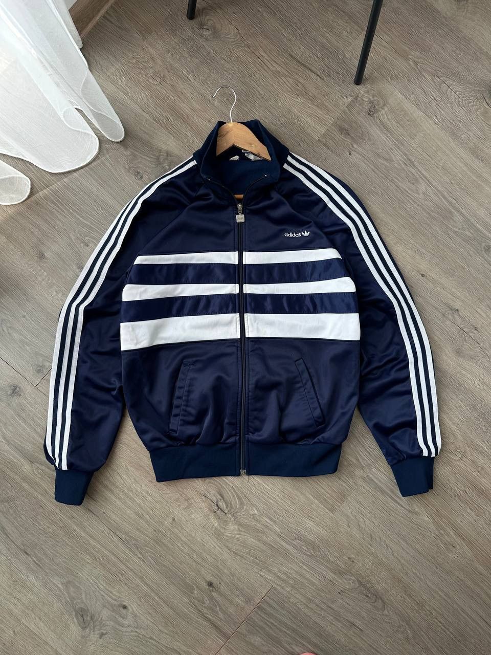 Adidas Vintage Adidas Md In Canada 90’s Sportswear Blue Zip Hoodie Size US M / EU 48-50 / 2 - 3 Thumbnail