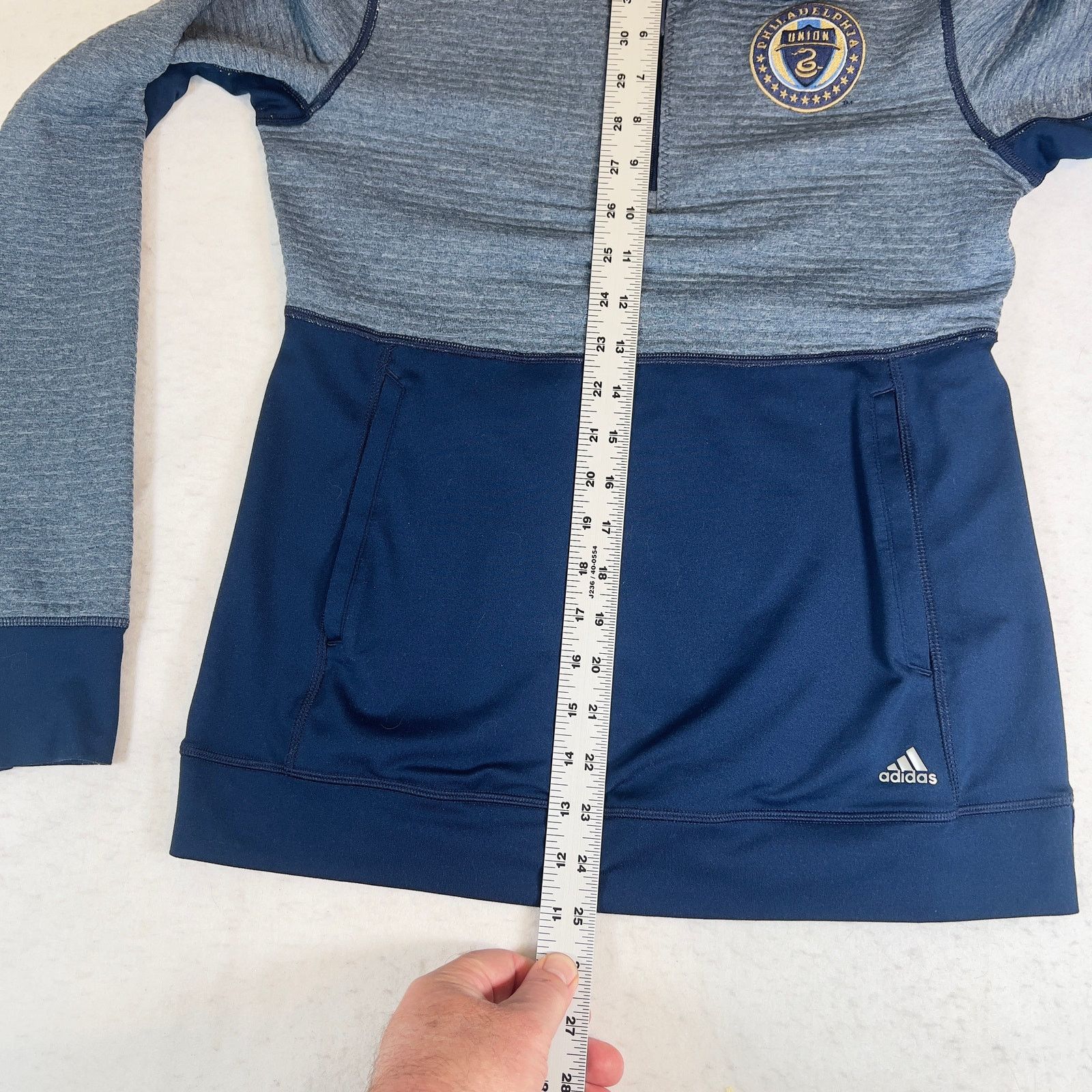 Adidas Adidas Phila Union MLS 1/4 Zip Woman S Climalite Soccer Size S / US 4 / IT 40 - 6 Thumbnail