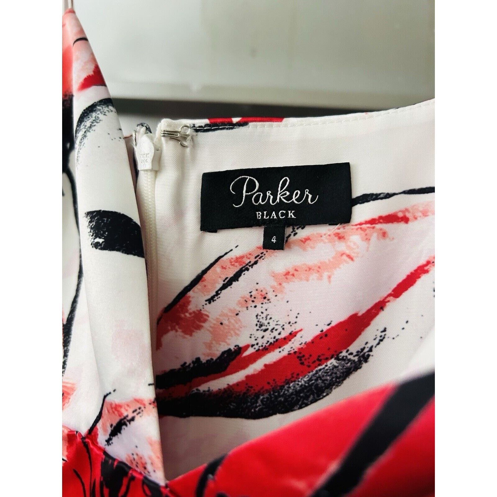 Parker New Parker Black Sana Dress Coral Gardenia Pink Size 4 $418 Size S / US 4 / IT 40 - 3 Thumbnail