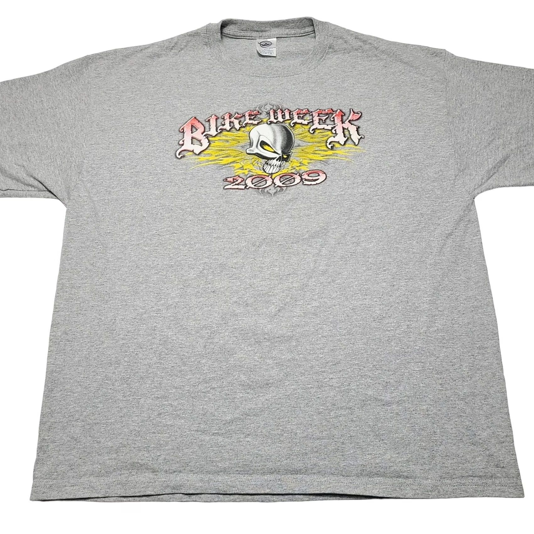 Delta Harley-Davidson Bike Week Daytona Beach 2009 Motorcycle Skull Mens T-Shirt XL Size US XL / EU 56 / 4 - 3 Thumbnail
