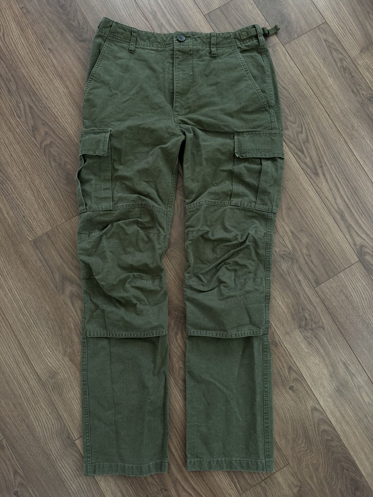 Balenciaga Balenciaga Slim Cargo Khaki Pants 46 Size US 30 / EU 46 - 1 Thumbnail