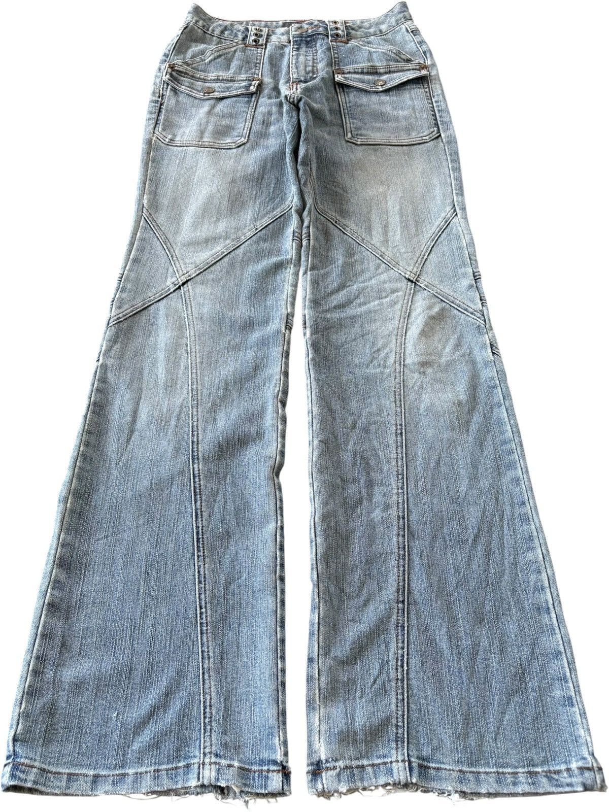 Vintage Japanese Brand Flare Bush Pants