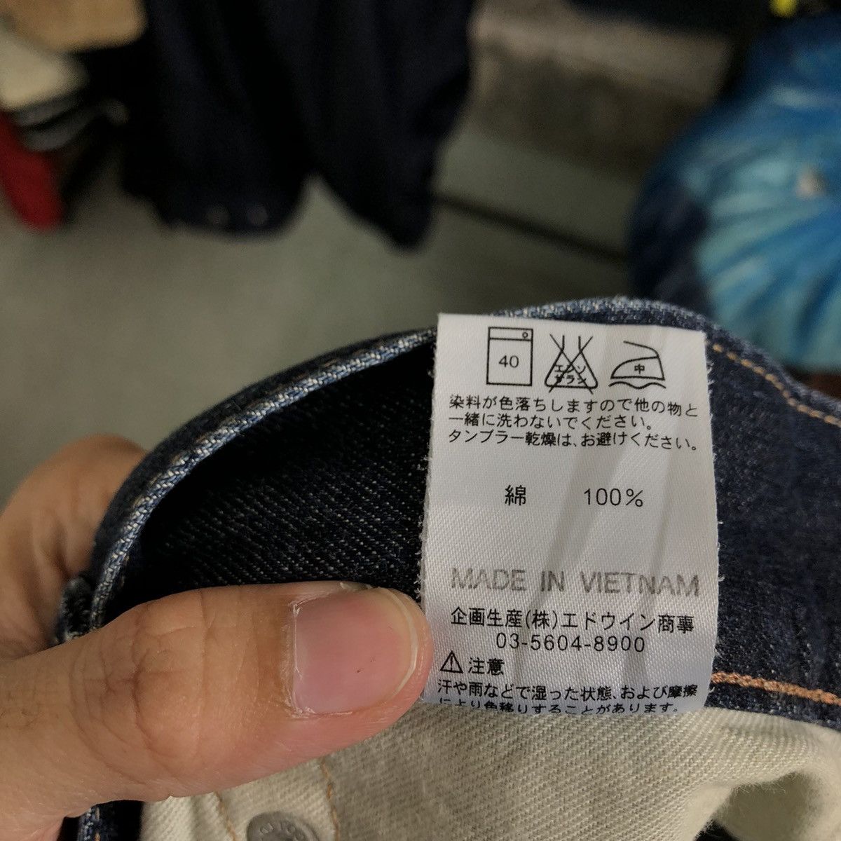 Edwin 🔥VINTAGE DISTRESSED DENIM JEANS EDWIN BLUE TRIP JAPAN Size US 30 / EU 46 - 14 Thumbnail