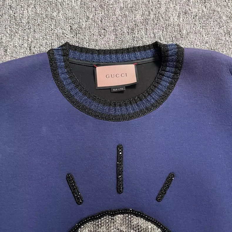 Gucci Gucci Space cotton sweatshirt skull double G sweatshirt 250 Size L / US 10 / IT 46 - 3 Thumbnail