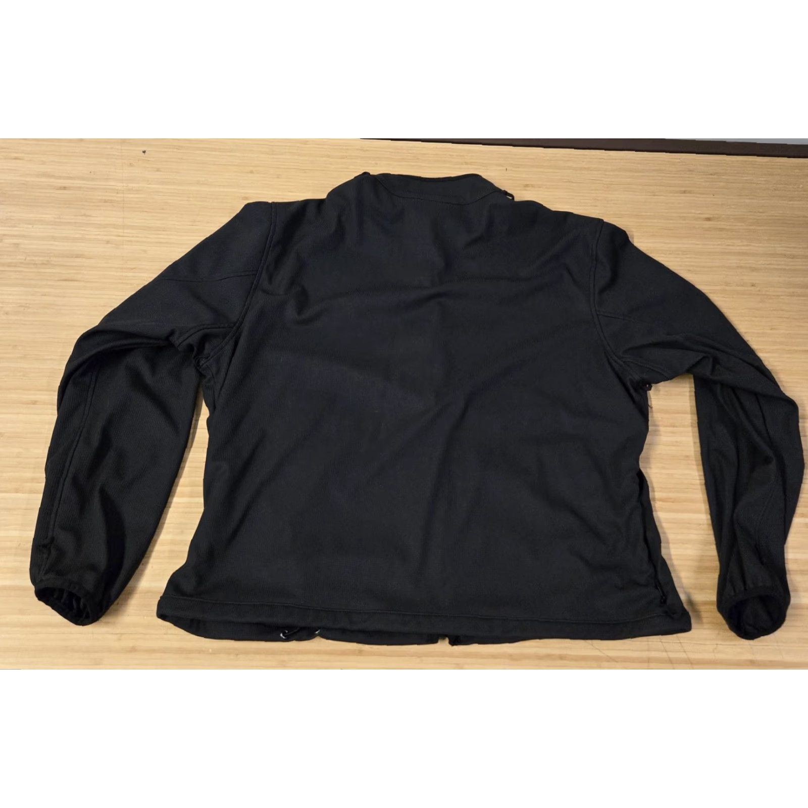 Harley Davidson Harley-Davidson FXRG Jacket Mens XL Black Softshell Full Zip Biker Motorcycle Windbreaker Zip Pockets Embroidered Logo 90s? Size US XL / EU 56 / 4 - 6 Thumbnail