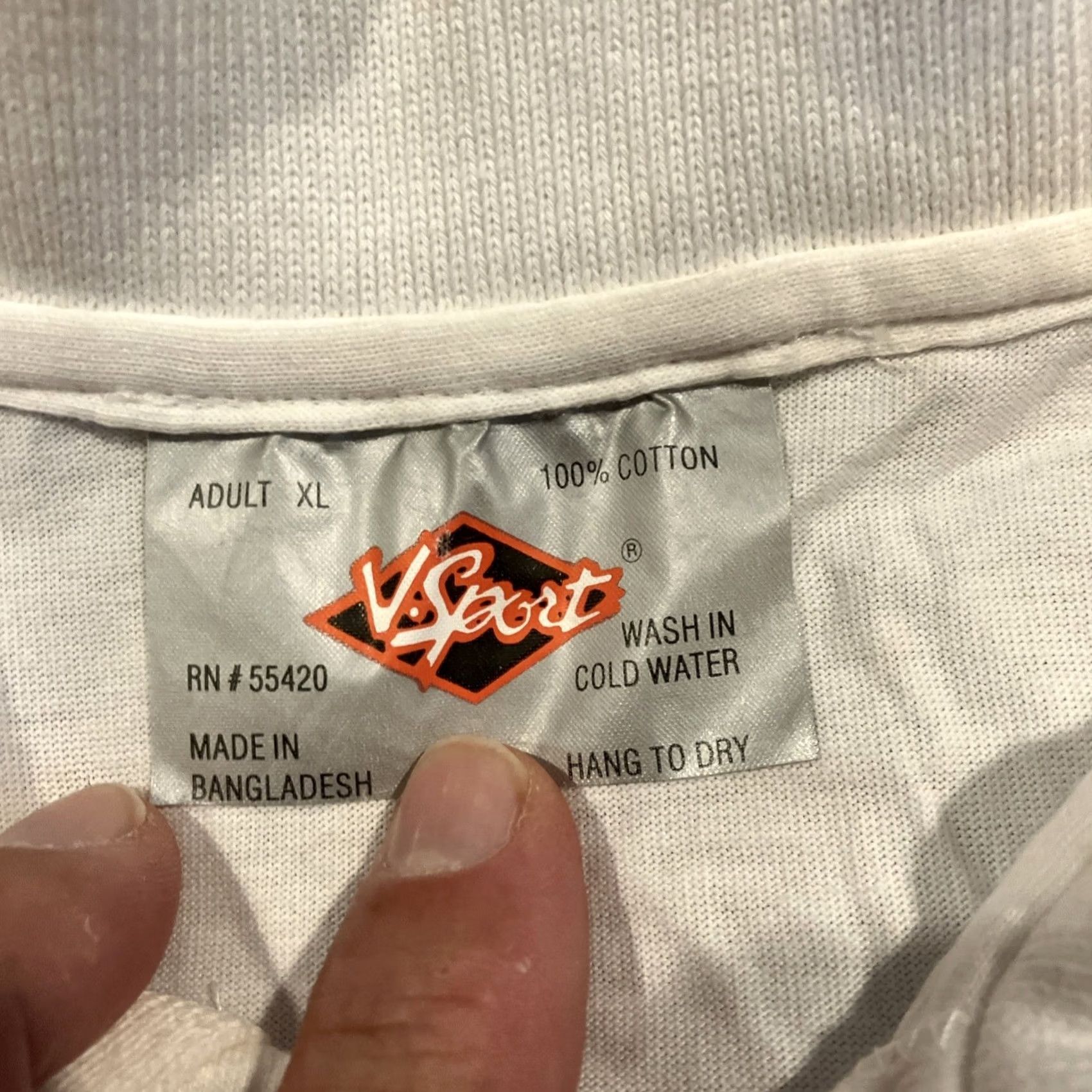 Vintage VINTAGE WOW RARE V Sport NEW YORK SAINTS Indoor Lacrosse League Golf Polo XL White Men Short Sleeve XL Size US XL / EU 56 / 4 - 3 Thumbnail