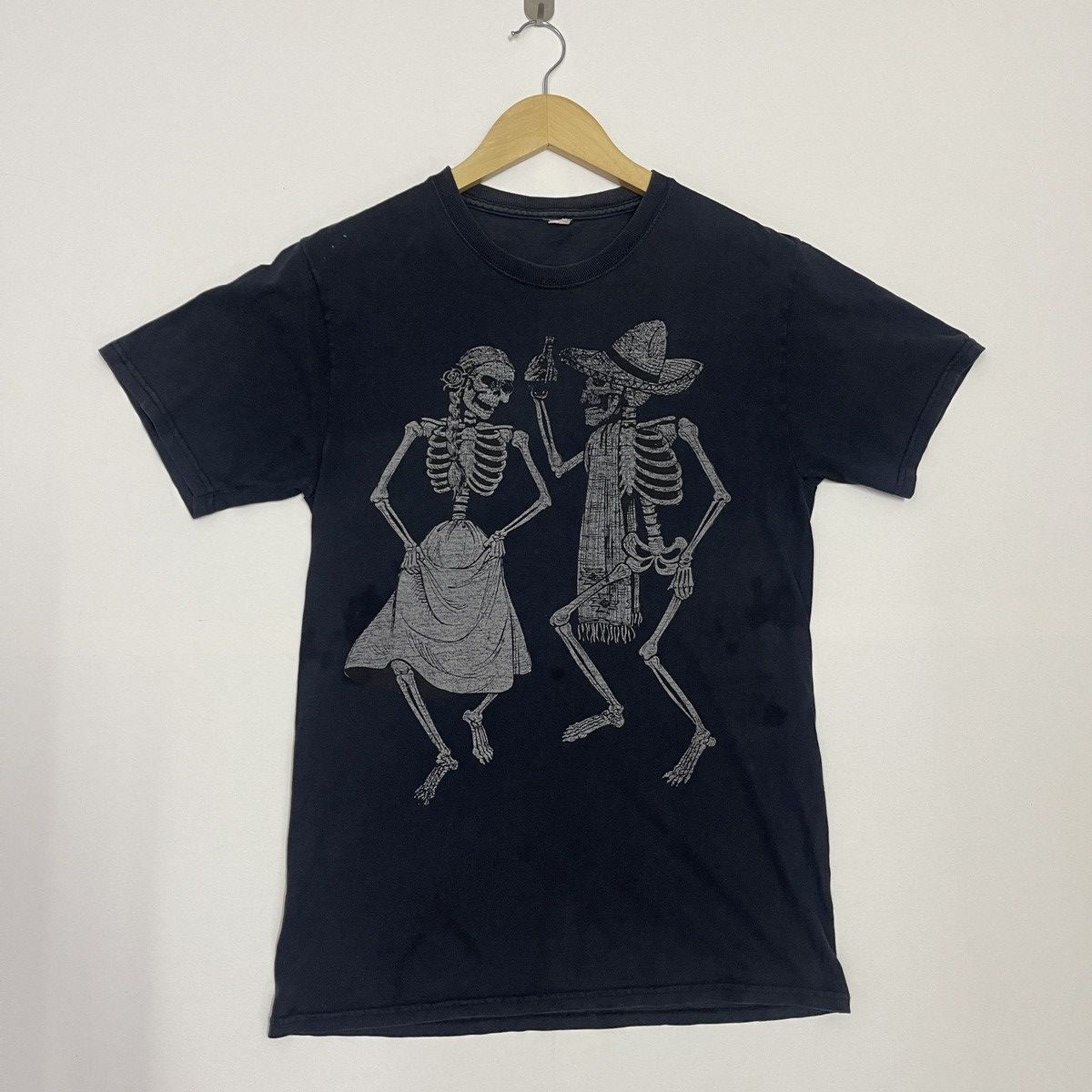 Vintage Skull Design Tee Shirt Vintage Size US M / EU 48-50 / 2 - 1 Thumbnail
