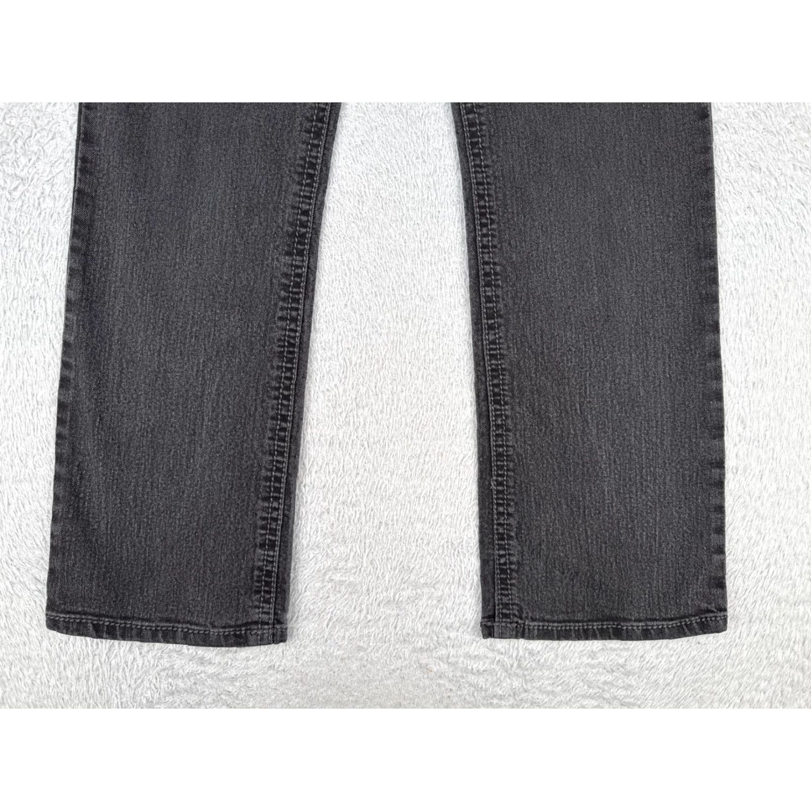 Vintage VINTAGE not applicable; proceed with optimized title: Code Bleu Jeans Women Bootcut Jeans Black 30x30 Regular Cotton Blend Denim 5-Pocket 10 Mid Rise Size 32" / US 10 / IT 46 - 2 Thumbnail