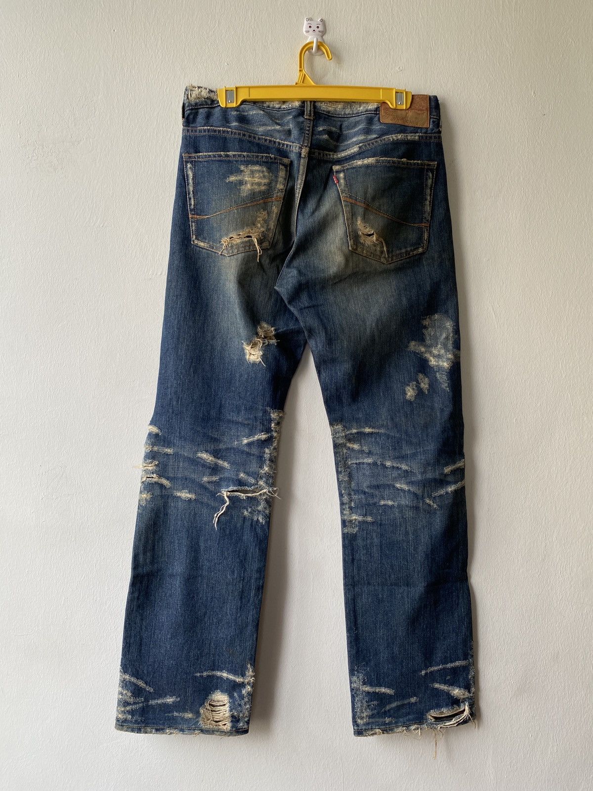 Japanese Brand Japanese Brand Made In Heaven Distressed Denim Size US 30 / EU 46 - 2 Thumbnail