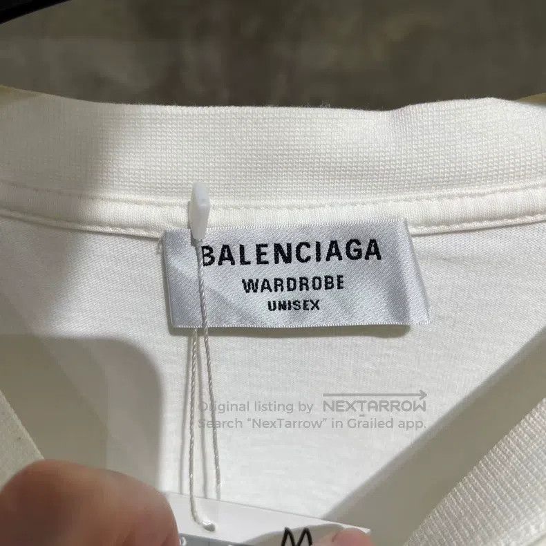 Balenciaga Balenciaga Black blue Coke embroidery short sleeve Size US M / EU 48-50 / 2 - 4 Thumbnail