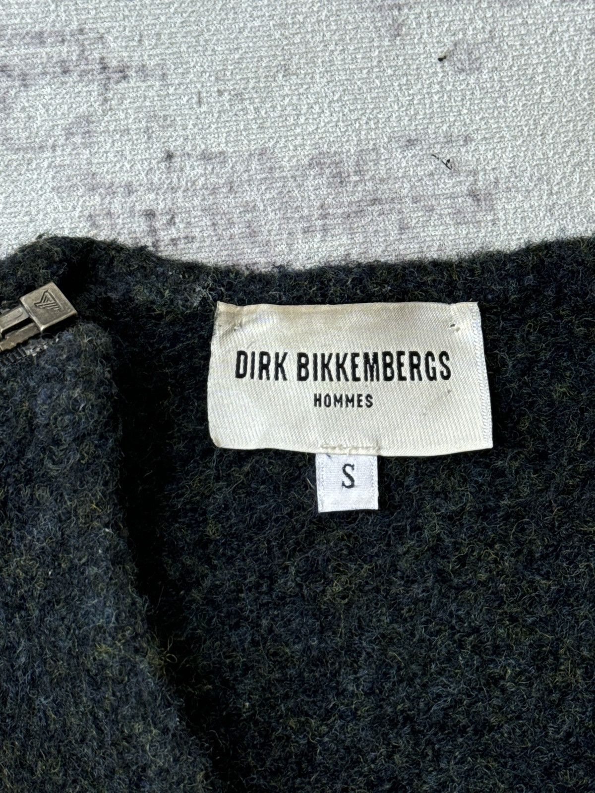 Dirk Bikkembergs Dirk Bikkembergs Hommes Sleeve Zipped Wool Punk Riot Shirt Size US S / EU 44-46 / 1 - 5 Thumbnail
