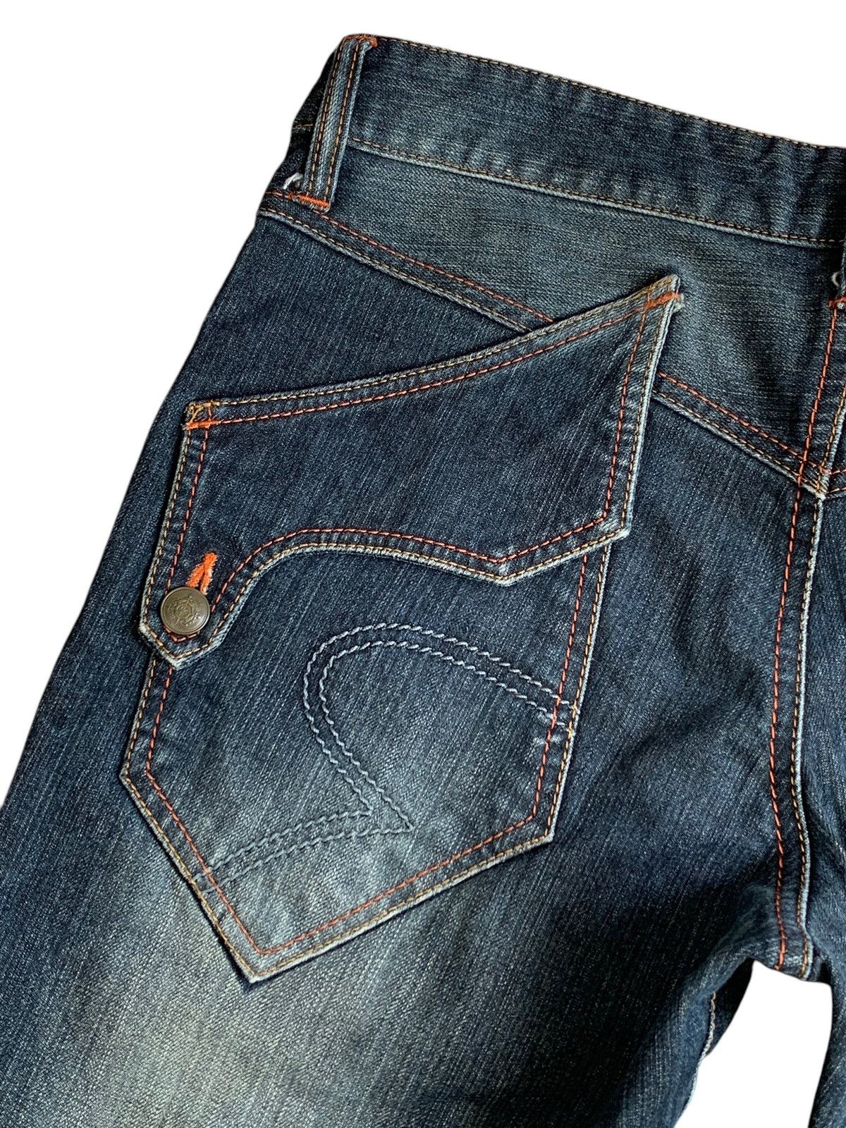 Obelisk Obelisk Archive Edo Black Flared Indigo Mudwash Denim Size US 32 / EU 48 - 18 Thumbnail