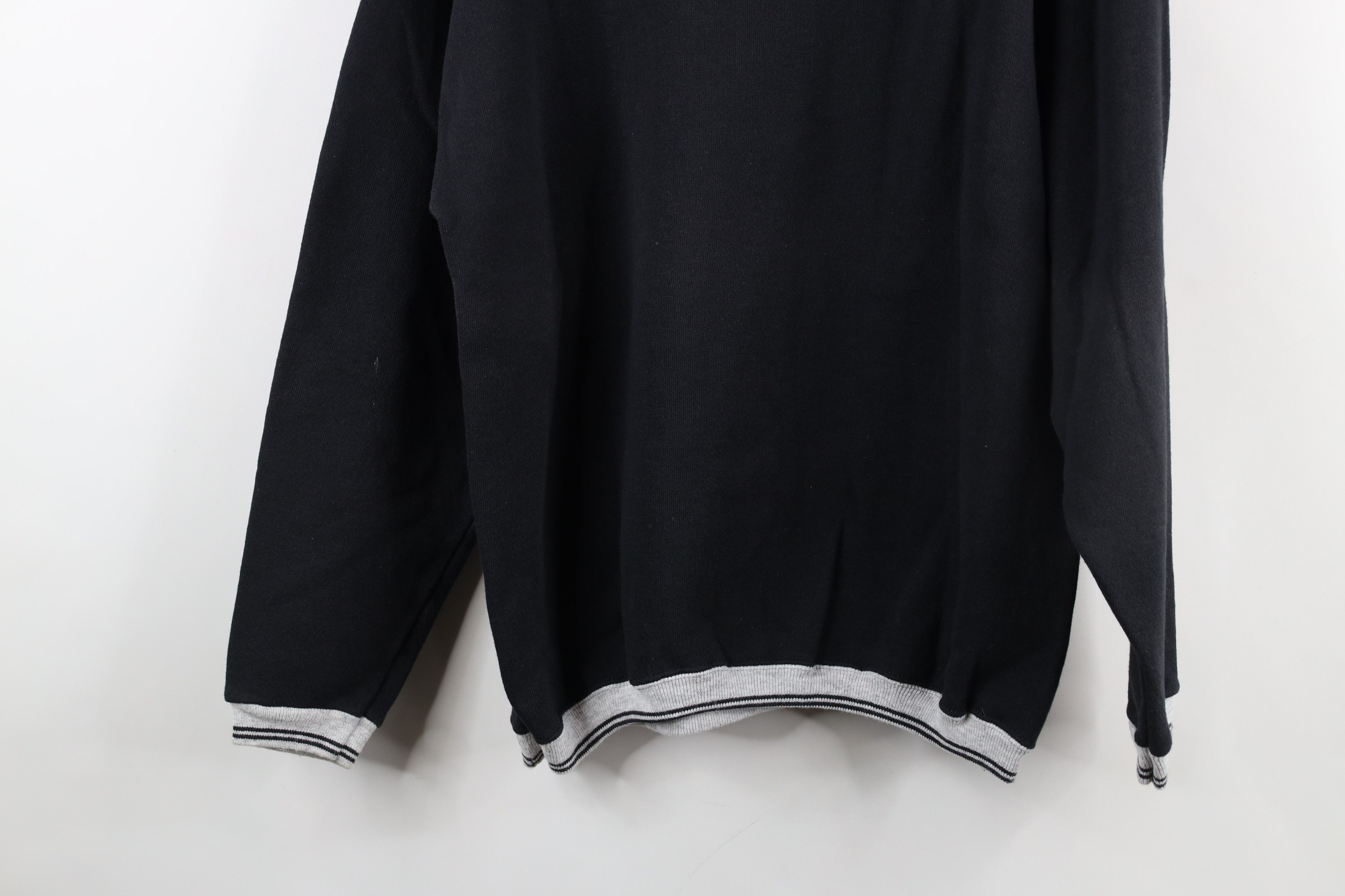 Vintage Vintage 80s 90s Streetwear Striped Henley Sweatshirt USA Size M / US 6-8 / IT 42-44 - 12 Thumbnail
