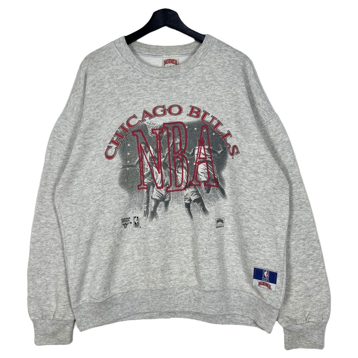 NBA 90s Vintage Chicago Bulls Sweatshirt Size US L / EU 52-54 / 3 - 1 Thumbnail
