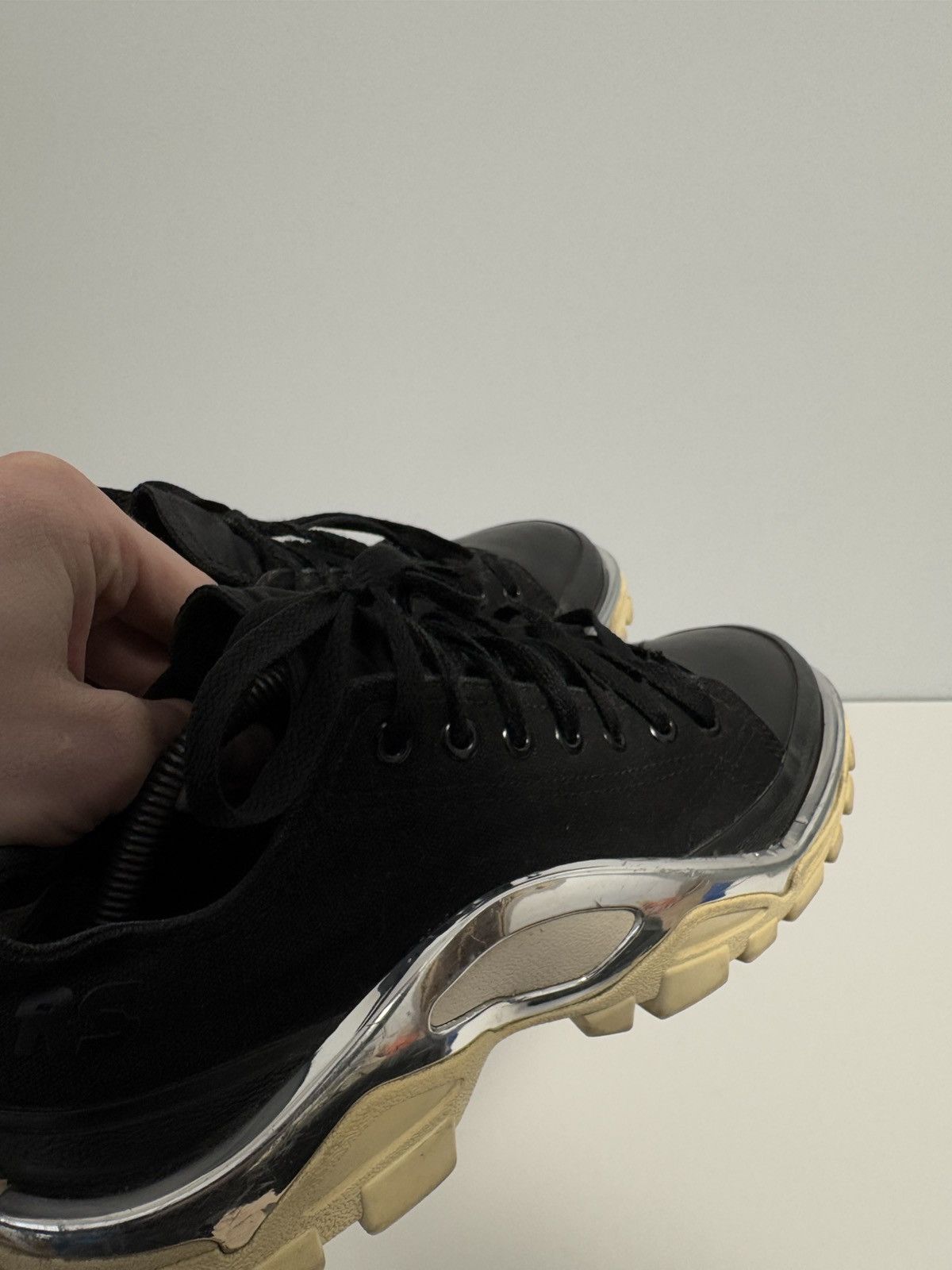 Adidas × Raf Simons Adidas X Raf Simons Rare Black Detroit Runner Low Top Size US 8 / EU 41 - 15 Thumbnail